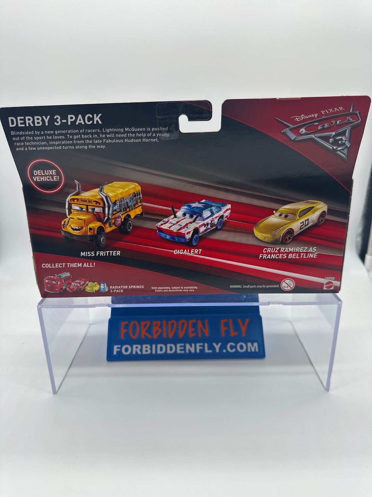 Disney Pixar Cars Movie - Cars 3 - Thunder Hollow Demo Derby 3 Car Pack Set