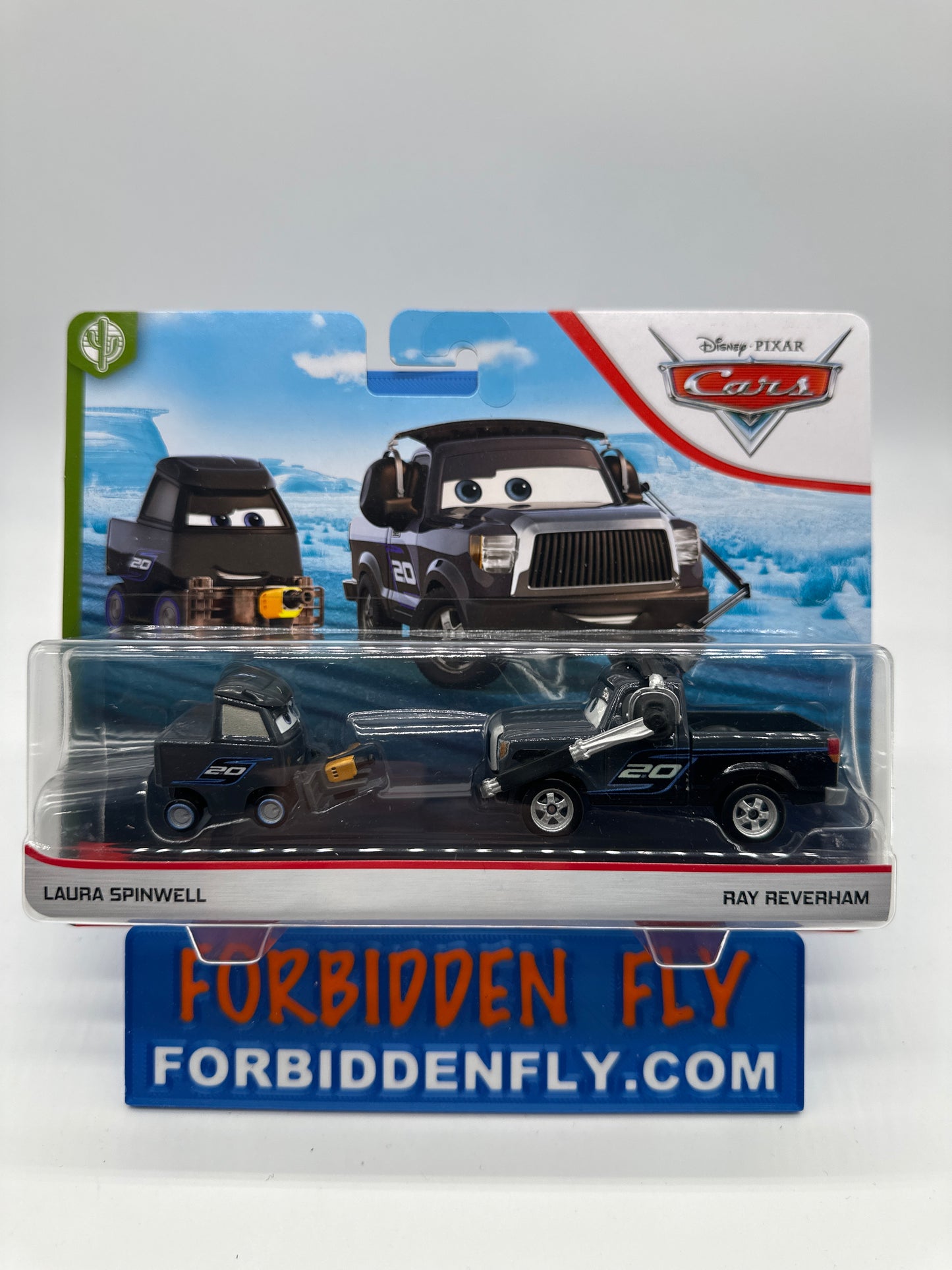 Disney Pixar Cars Movie - Two 2 Pack - Copper Canyon Speedway Series - Laura Spinwell & Ray Reverham