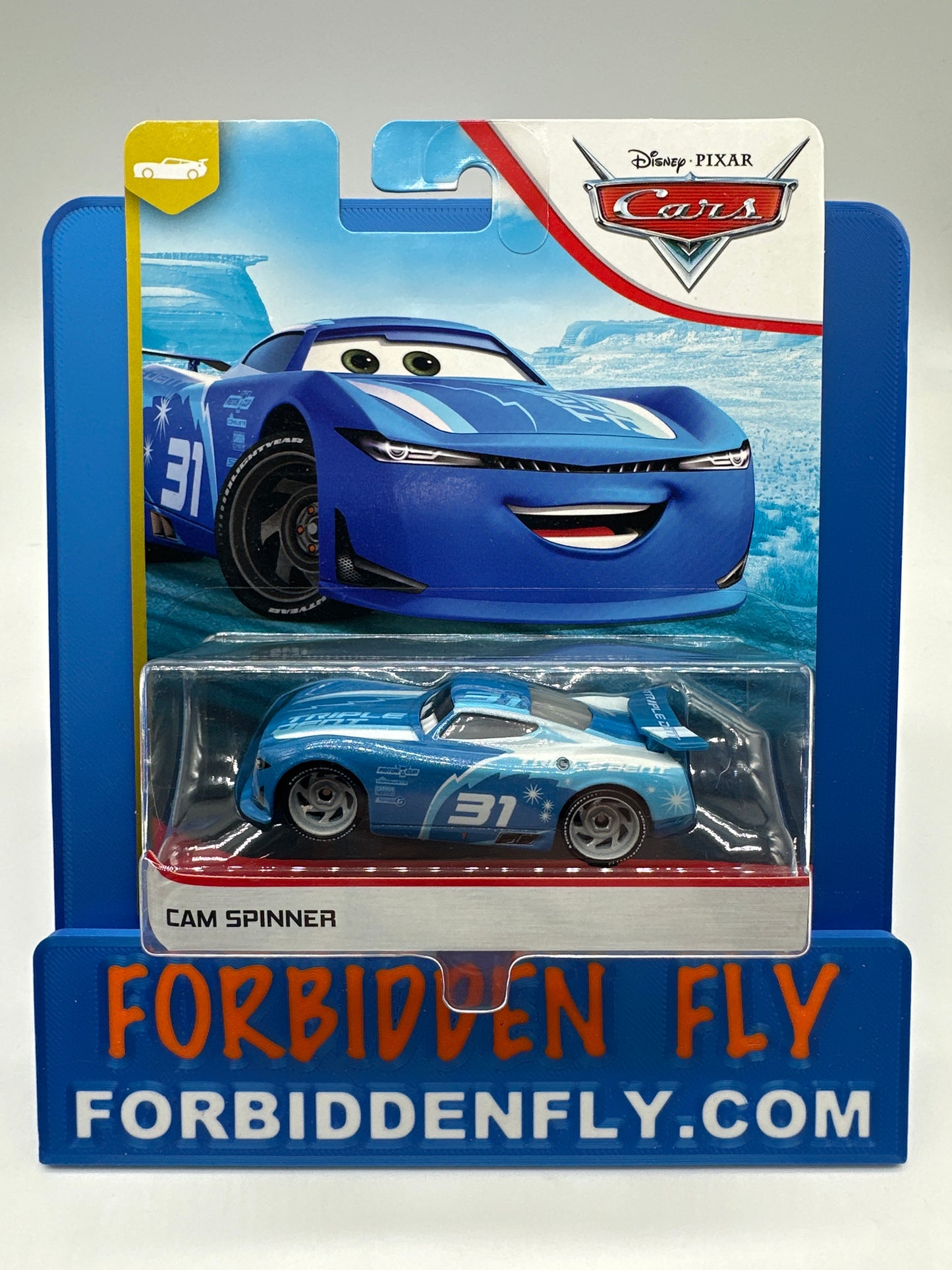 Disney Pixar Cars Movie - Next Gen Piston Cup Racers Series - #31 Cam Spinner (Triple Dent)