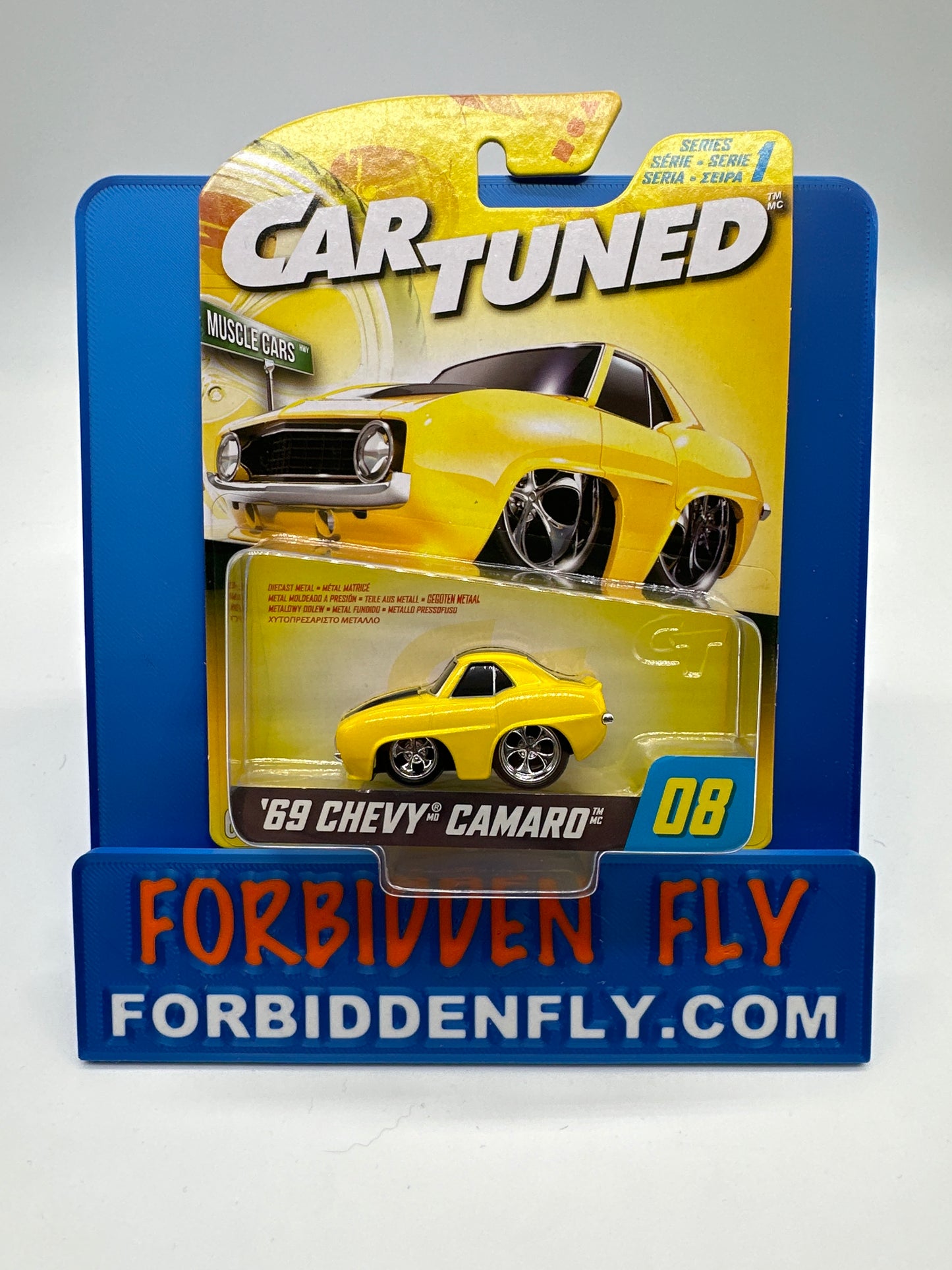 CarTuned - Hobby Exclusive - Series 1 - #8 - Yellow ‘69 Chevy Camaro