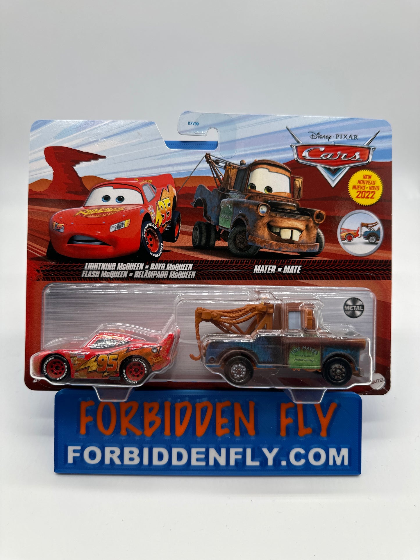 Disney Pixar Cars Movie - 2022 Two 2 Pack - Lightning McQueen & Mater