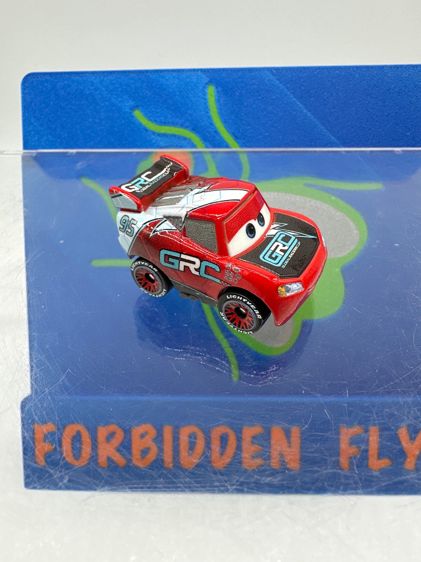 Disney Pixar Cars Movie Metal Mini Racers - 2024 Series 3 - GRC Lightning McQueen (loose)