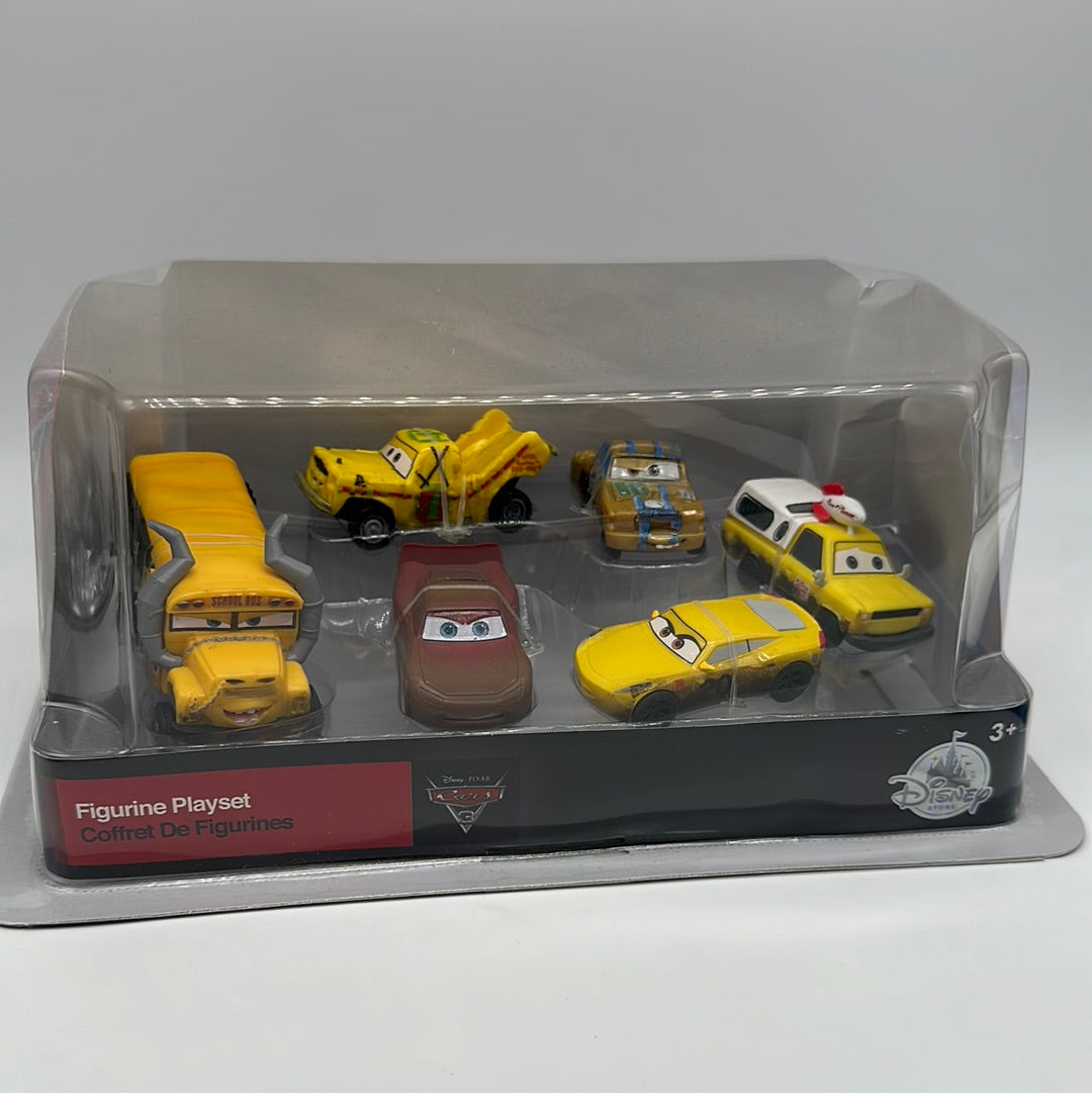 Disney Pixar Cars Movie - Disney Parks Store Exclusive Cars 3 - Thunder Hollow Demo Derby Six Car Figurine Set