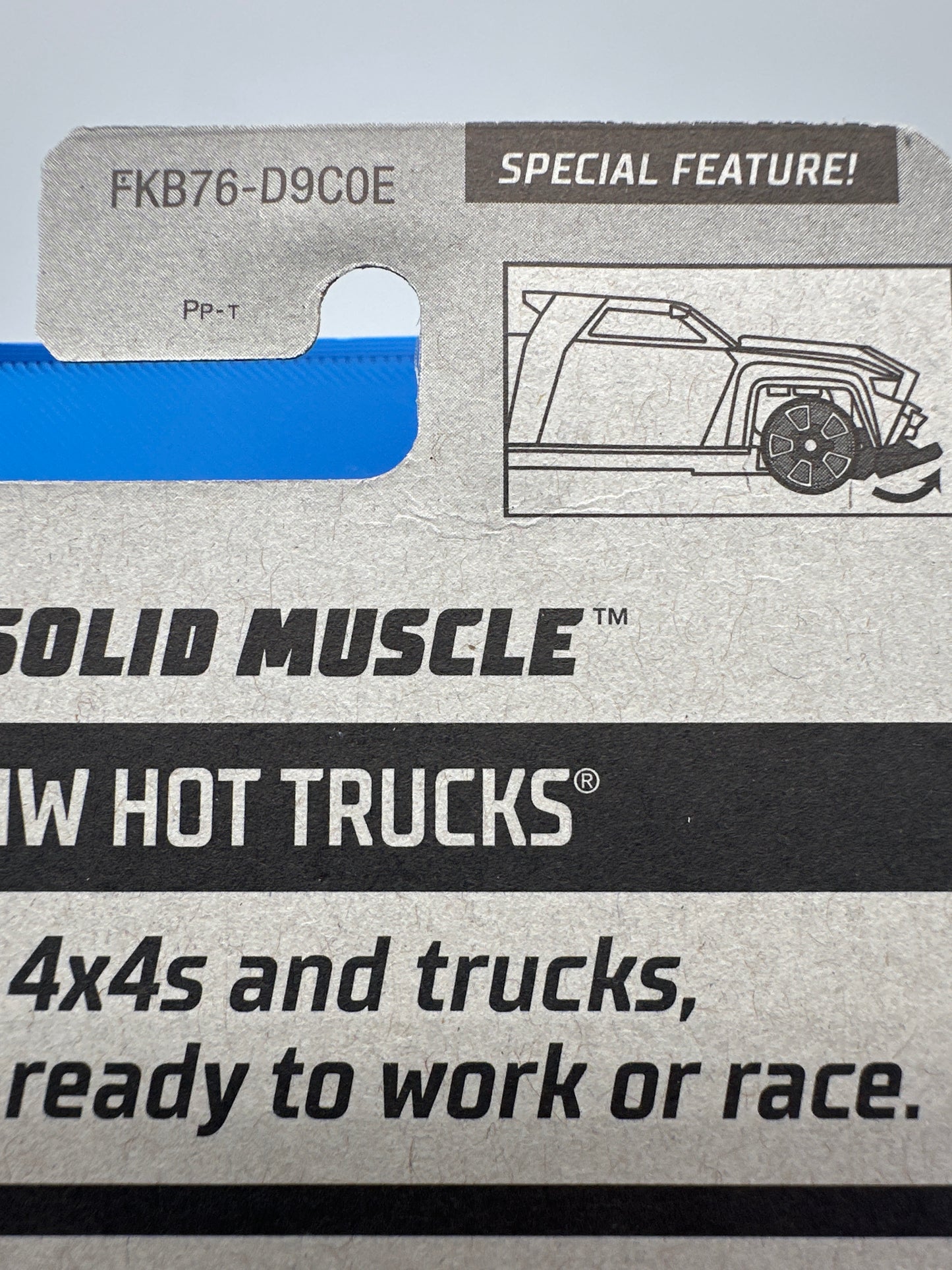 Hot Wheels Mainline - Factory Stickered 2018 - Exclusive Zamac Edition #1/18 - Solid Muscle *Cracked Blister*