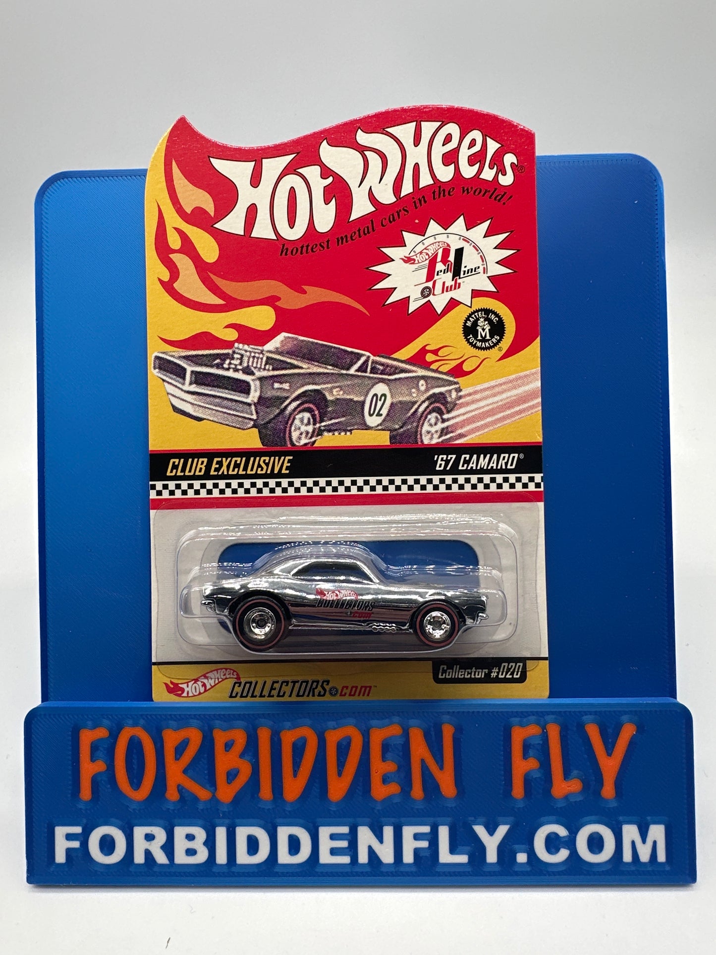 Hot Wheels 2002 RLC Red Line Club - Chrome ‘67 Camaro