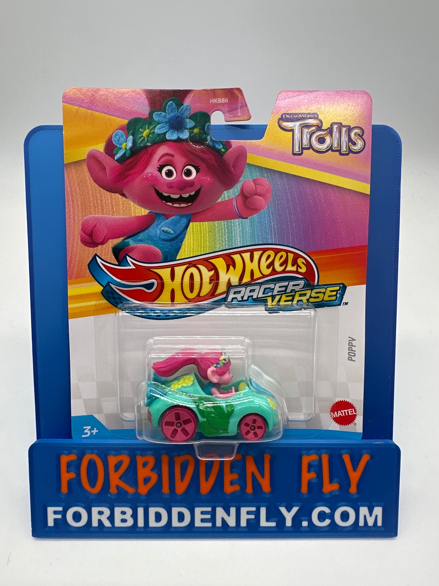 Hot Wheels - 2025 Racer Verse - DreamWorks Trolls - Poppy