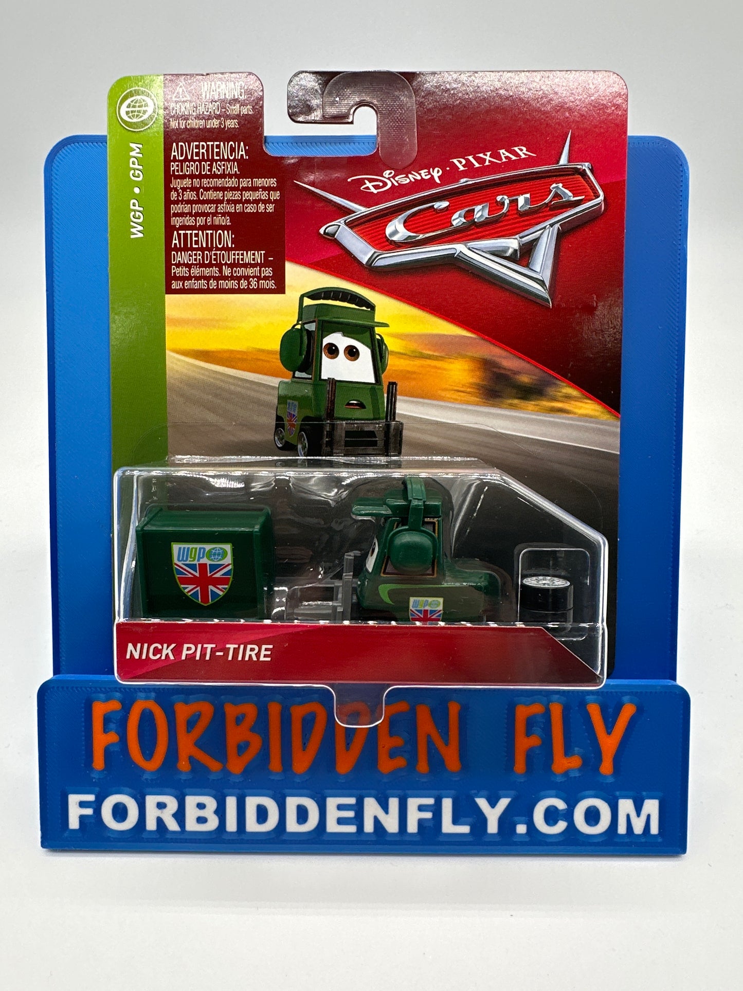 Disney Pixar Cars Movie - World Grand Prix Series - Nick Pit-Tire