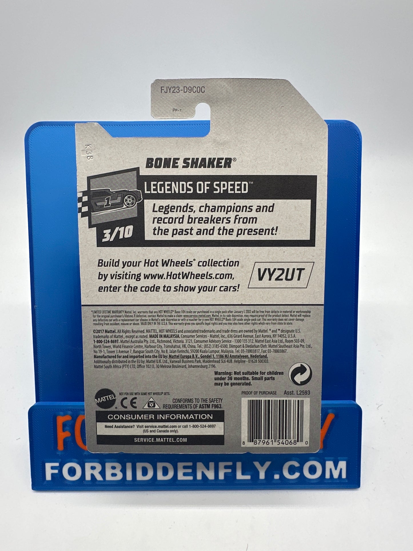 Hot Wheels Mainline - Factory Stickered 2018 Toys R Us Exclusive - Bone Shaker