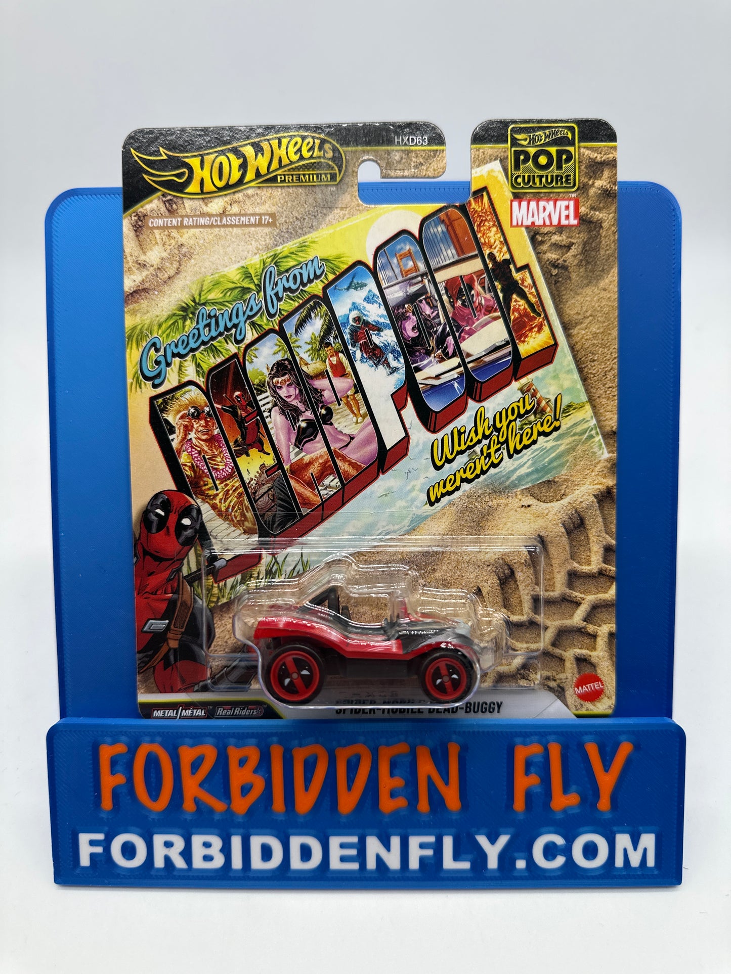 Hot Wheels Premium - Pop Culture 2026 Mix Q Single - Marvel Spider-Mobile Dead-Buggy