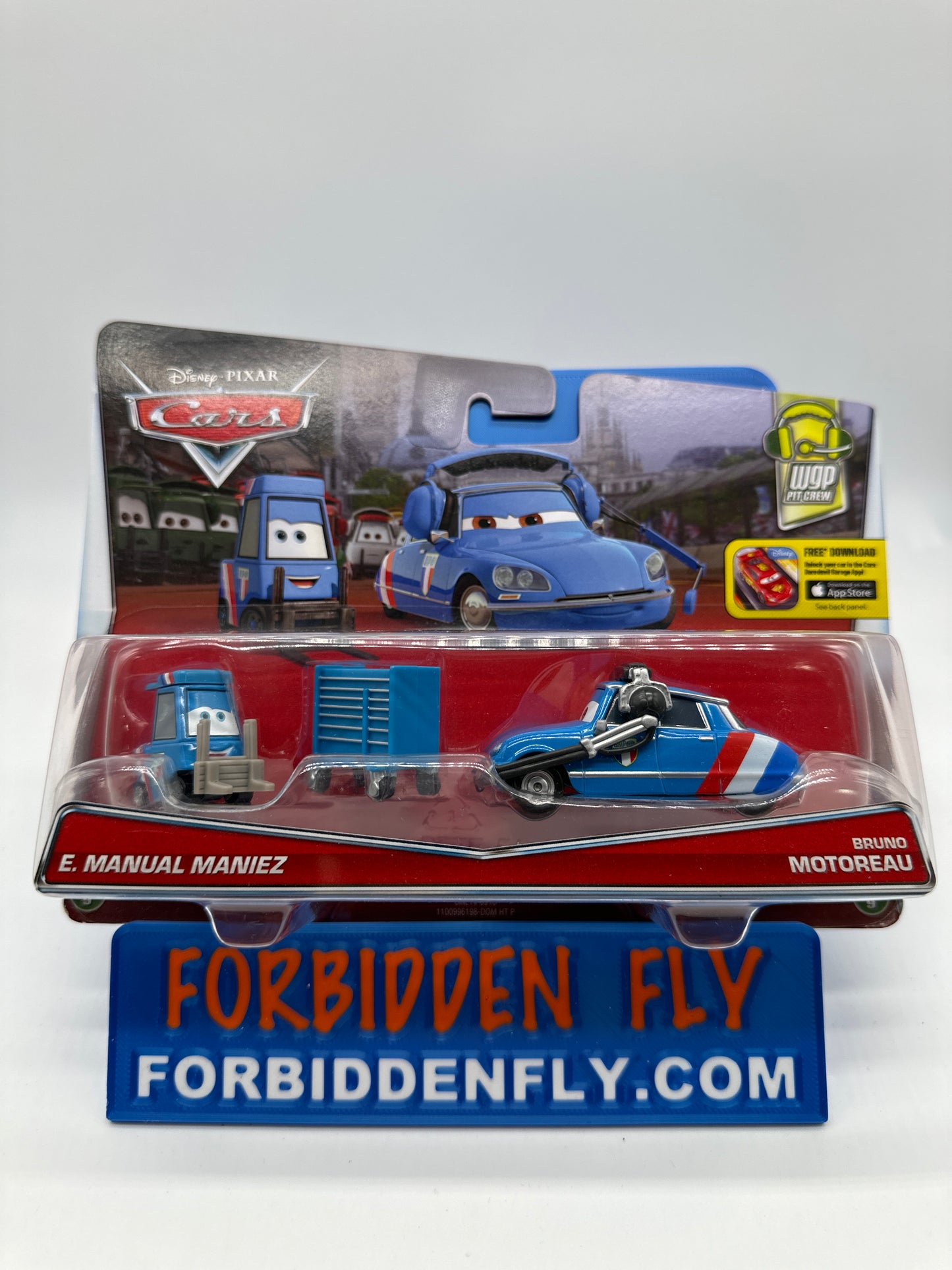 Disney Pixar Cars Movie - WGP Pit Crew (Two) 2 Pack - E. Manual Maniez & Bruno Motoreau