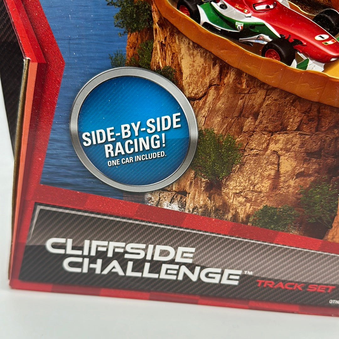 Disney Pixar Cars Movie - Cars 2 Cliffside Challenge Track Set - Playset with Cliff Track & Francesco Bernoulli Included
