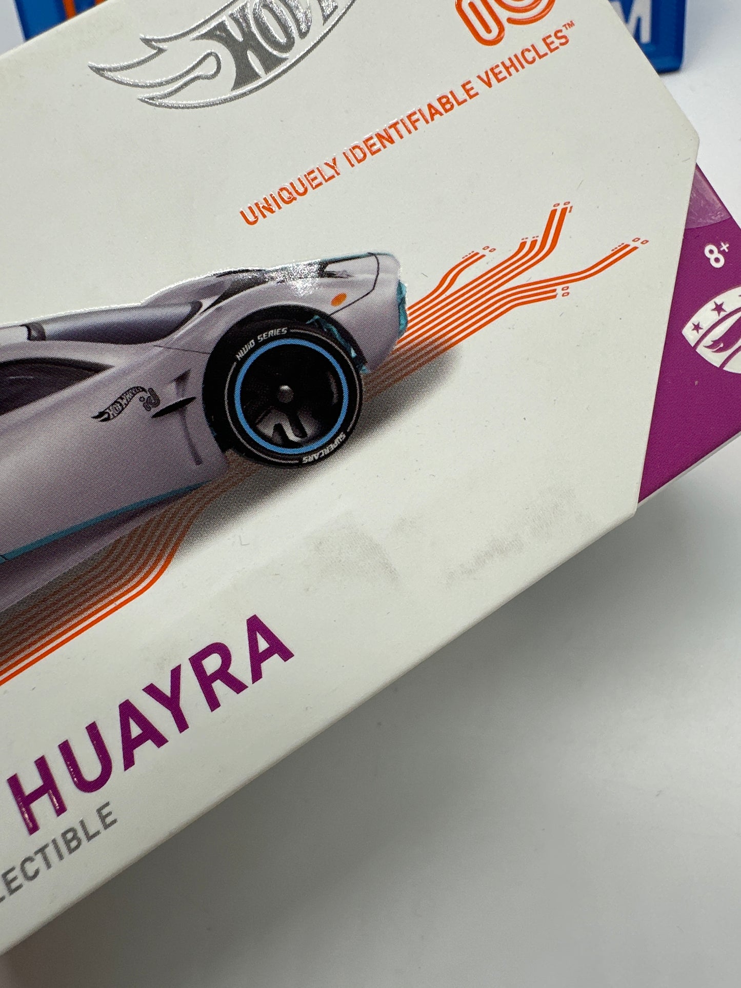Hot Wheels Boxed Series 2 ID Car - Supercars - Pagani Huayra (Lilac/Pearl)