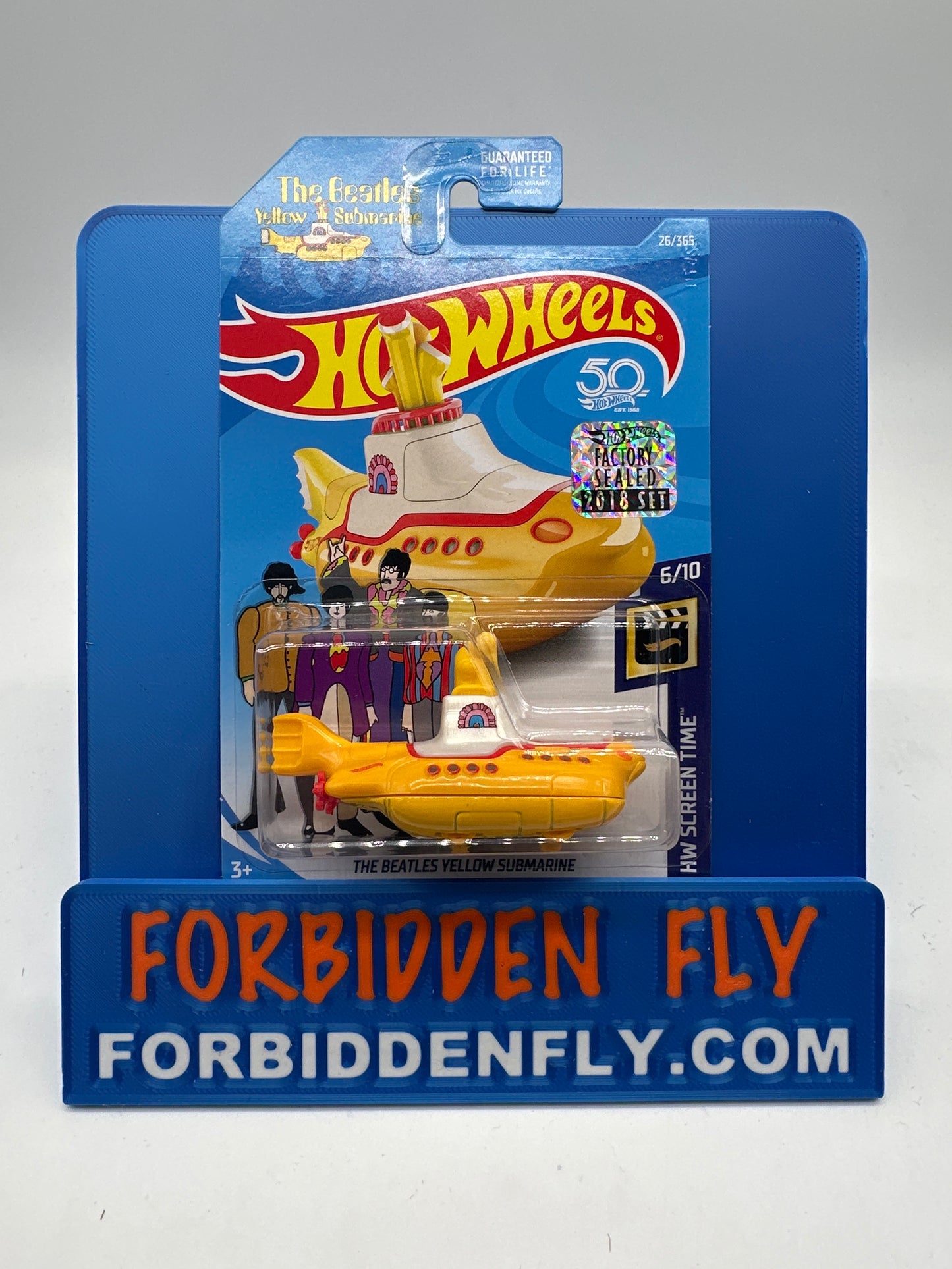 Hot Wheels Mainline - Factory Stickered 2018 - The Beatles Yellow Submarine