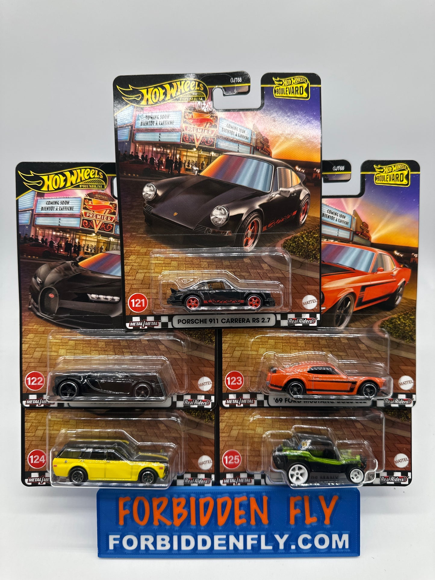 Hot Wheels Premium - Wal Mart Boulevard Series 2025 Mix B (#121 - 125) Set of 5