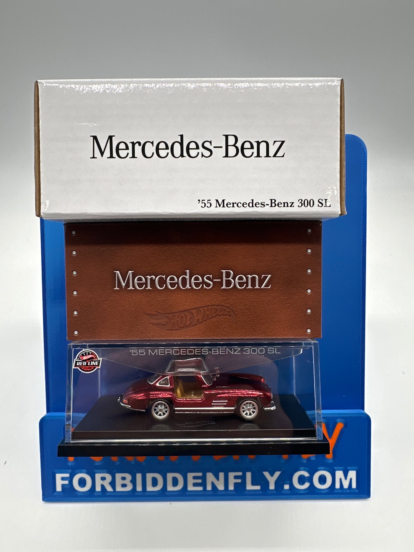 Hot Wheels RLC Red Line Club Release - Oxblood Red ‘55 Mercedes-Benz 300 SL