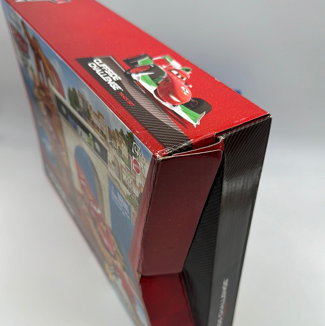 Disney Pixar Cars Movie - Cars 2 Cliffside Challenge Track Set - Playset with Cliff Track & Francesco Bernoulli Included