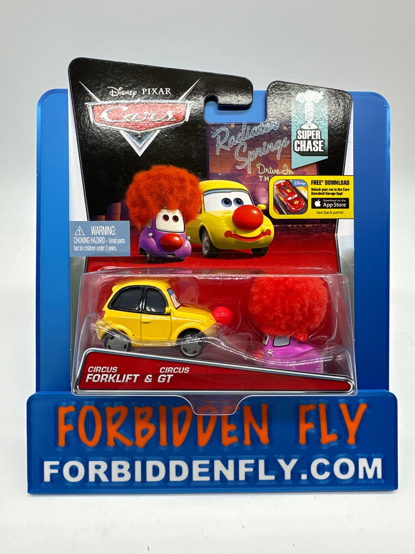 Disney Pixar Cars Movie - Super Chase - Circus Forklift & Circus GT