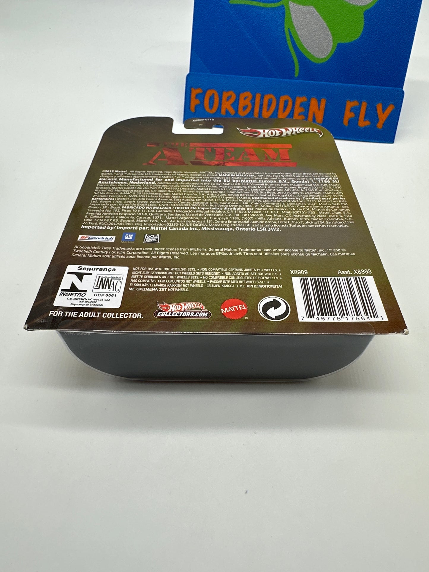 Hot Wheels 2013 Retro Entertainment Premium Single - The A-Team Custom GMC Panel Van (Movie Reel Packaging)