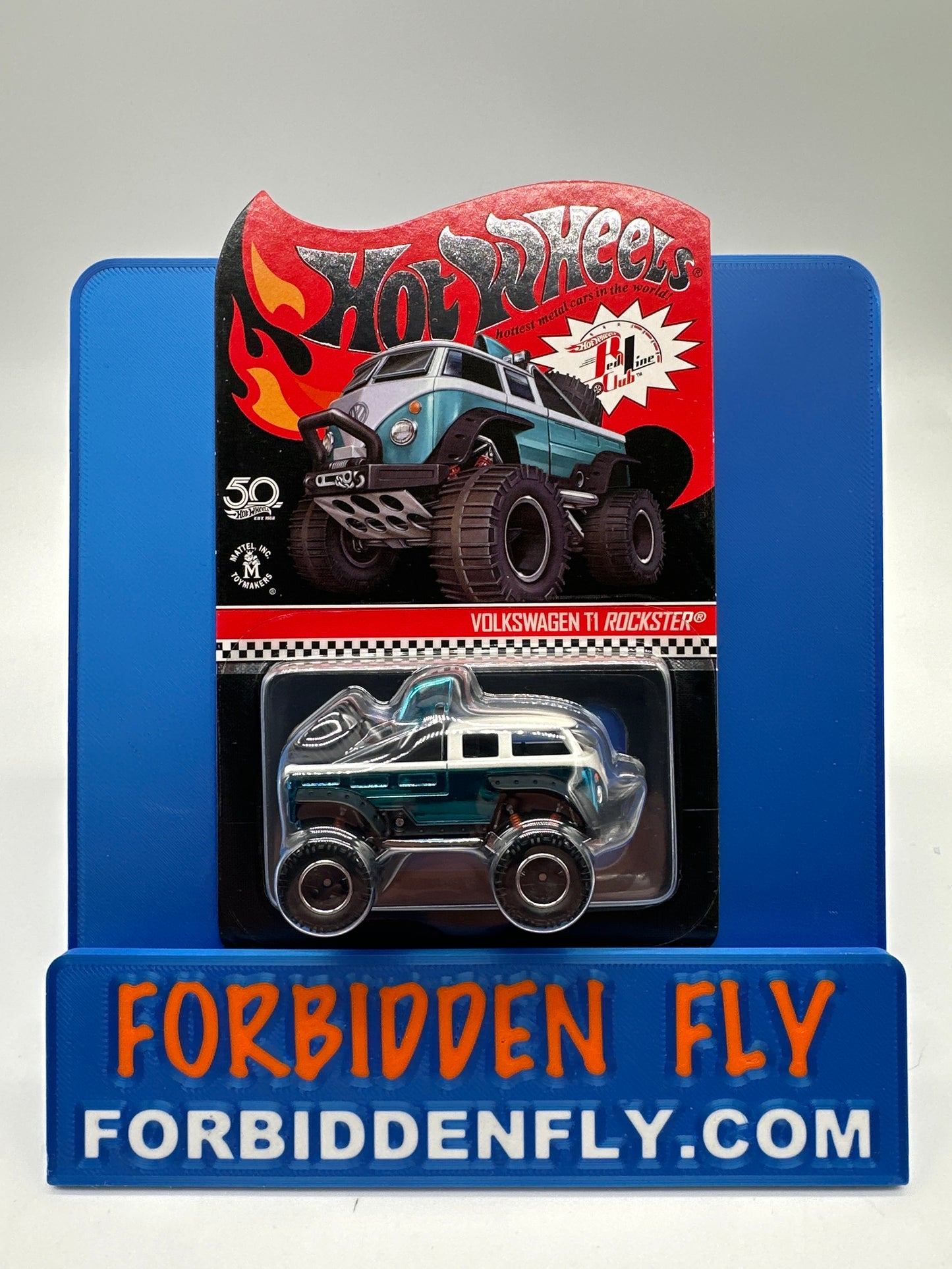 Hot Wheels RLC Red Line Club - 2018 Release - Blue Volkswagen T1 Rockster