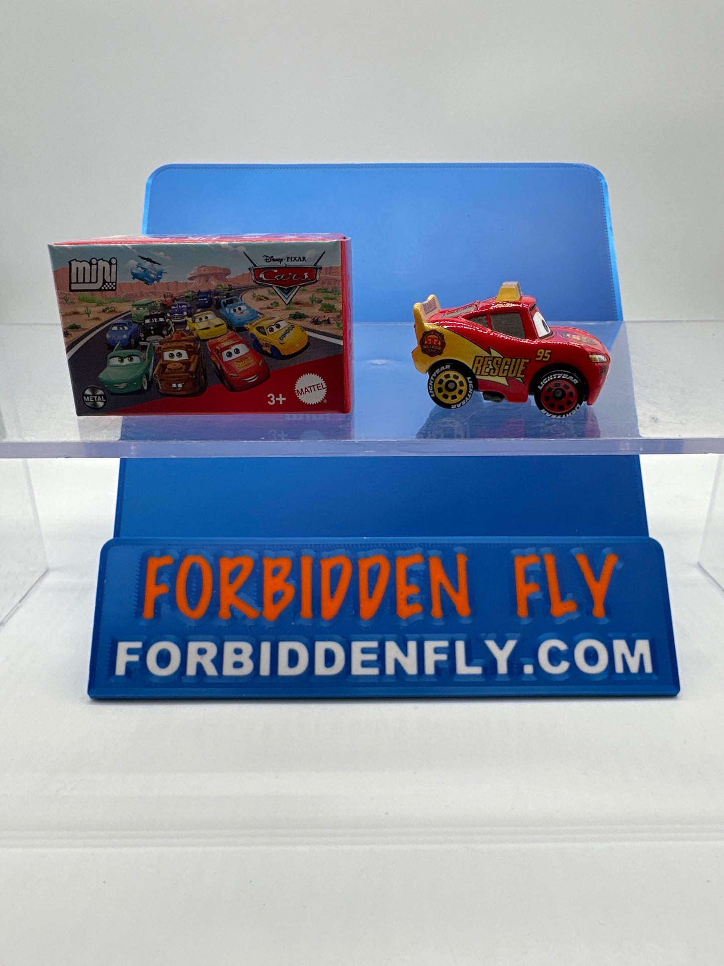 Disney Pixar Cars Movie Metal Mini Racers - 2026 Series 1 #03 - Race & Rescue Lightning McQueen (Unopened)