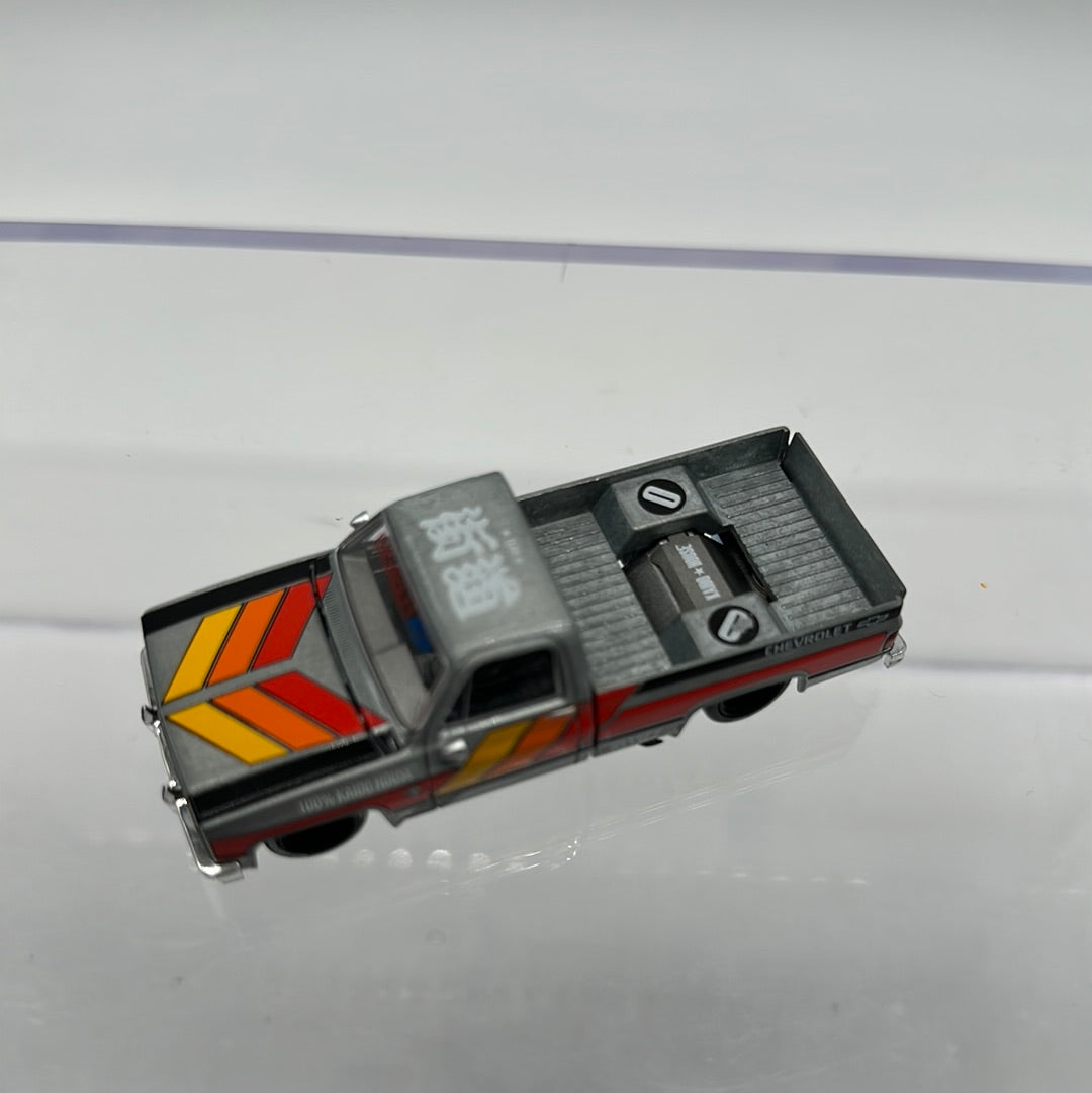 Kaido House (x MiniGT) - Raw Chase #099 - Blue Chevrolet Silverado Kaido V2