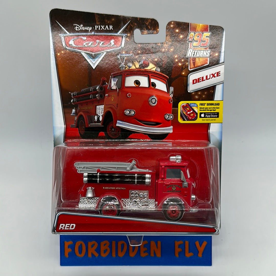 Disney Pixar Cars Movie - #95 Returns Series - Deluxe Red (Fire Truck)