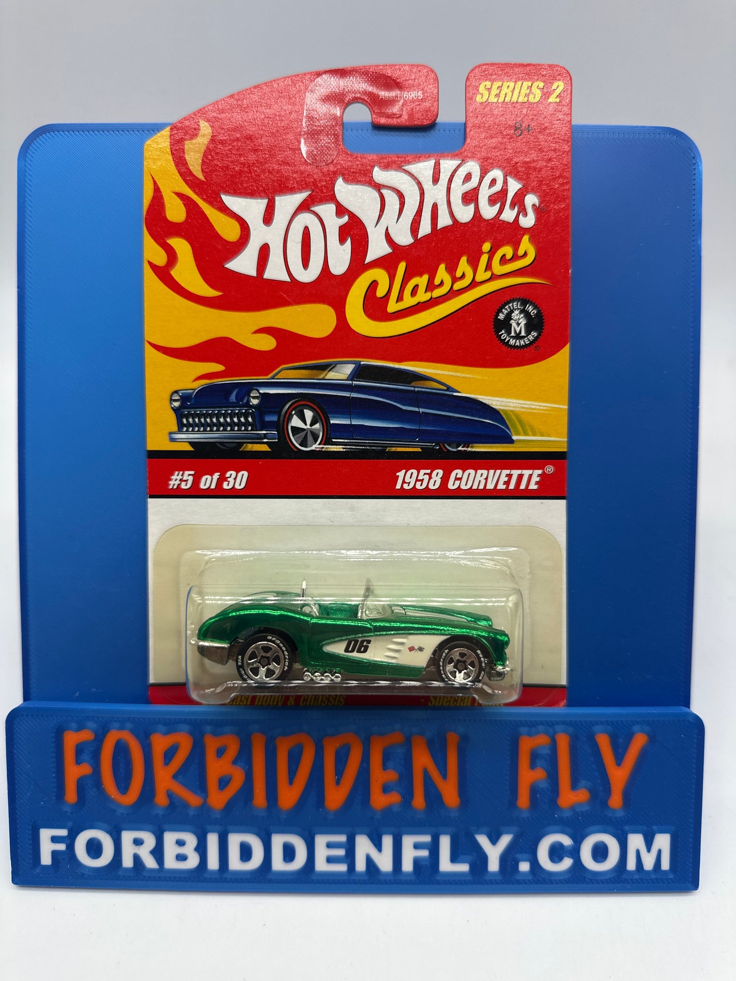 Hot Wheels Classics - Series 2 #5 of 30 - Green 1958 Corvette
