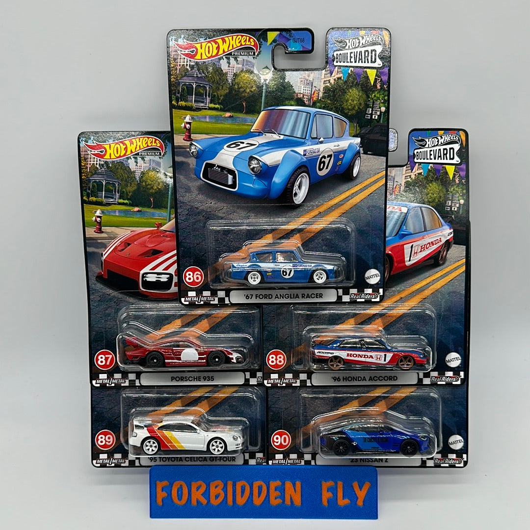 Hot Wheels Premium - Wal Mart Boulevard Series Mix T (#86-90) Set of 5