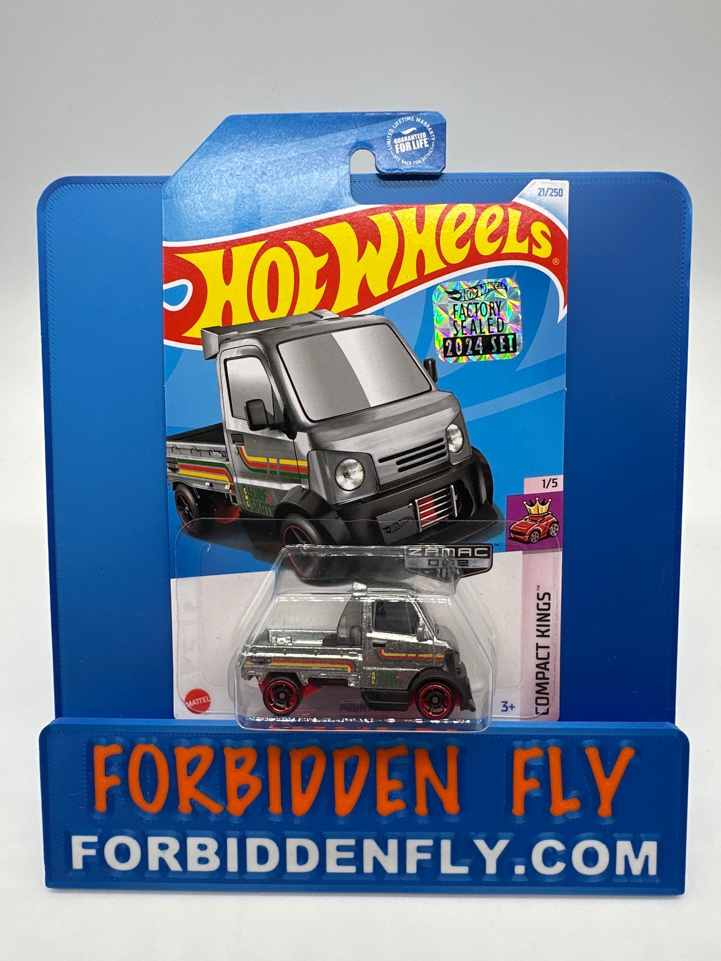Hot Wheels Mainline - 2024 Factory Sticker - Wal Mart Zamac Edition - Mighty K