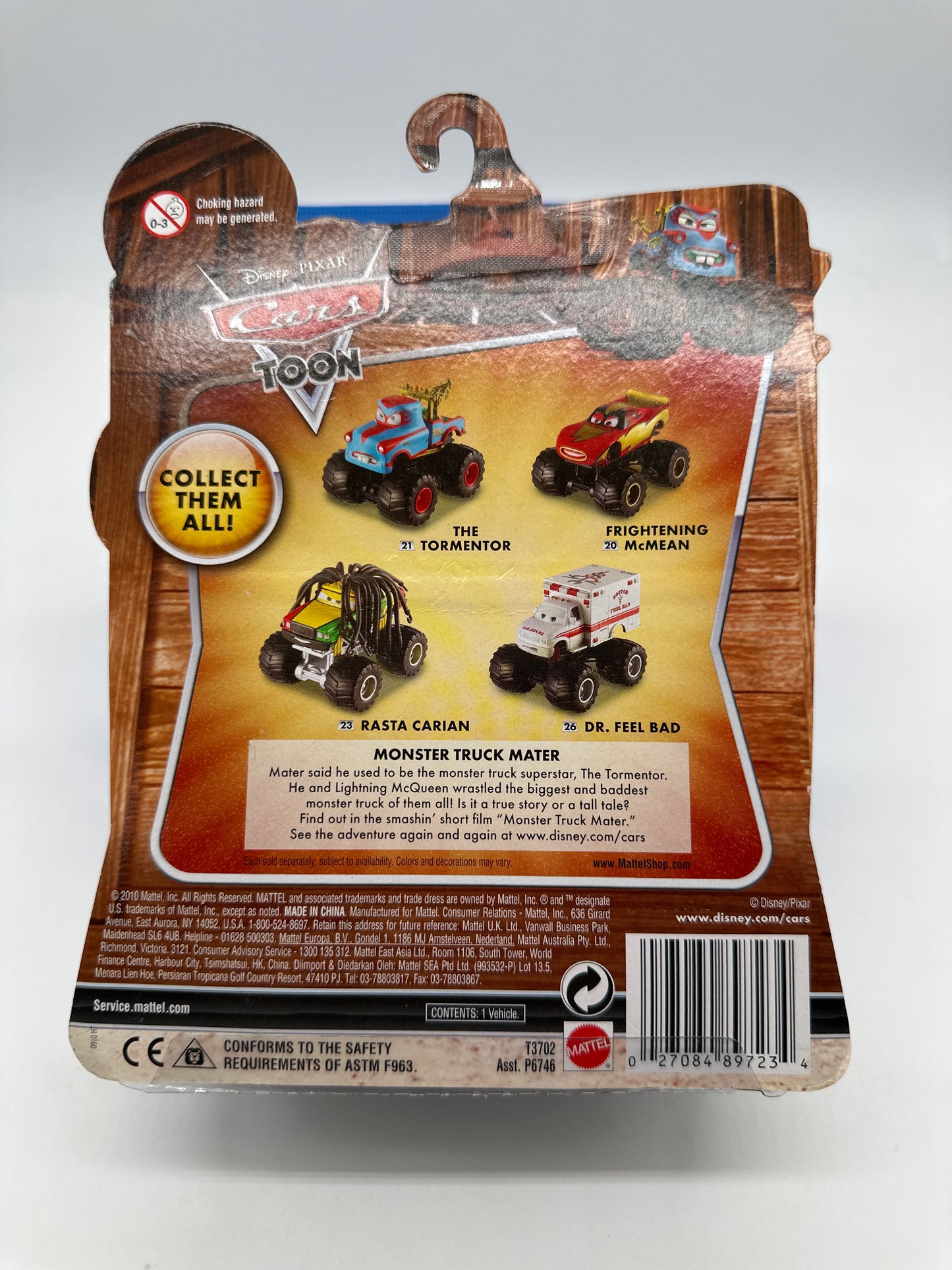 Disney Pixar Cars Movie - Toon Series - Deluxe Size Dr. Feel Bad
