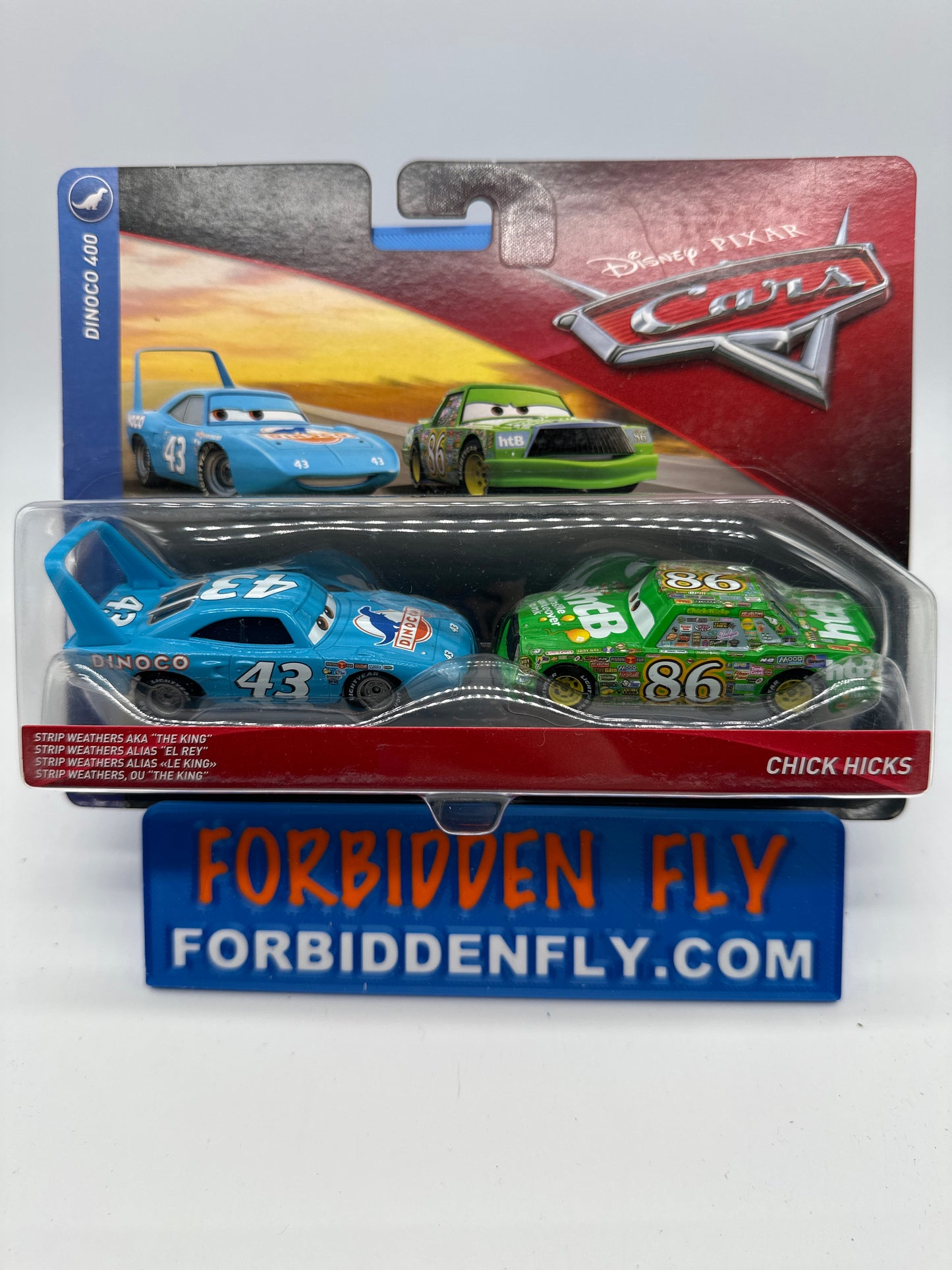 Disney Pixar Cars Movie - Dinoco 400 Series (Two) 2 Pack - “The King” Strip Weathers & Chick Hicks