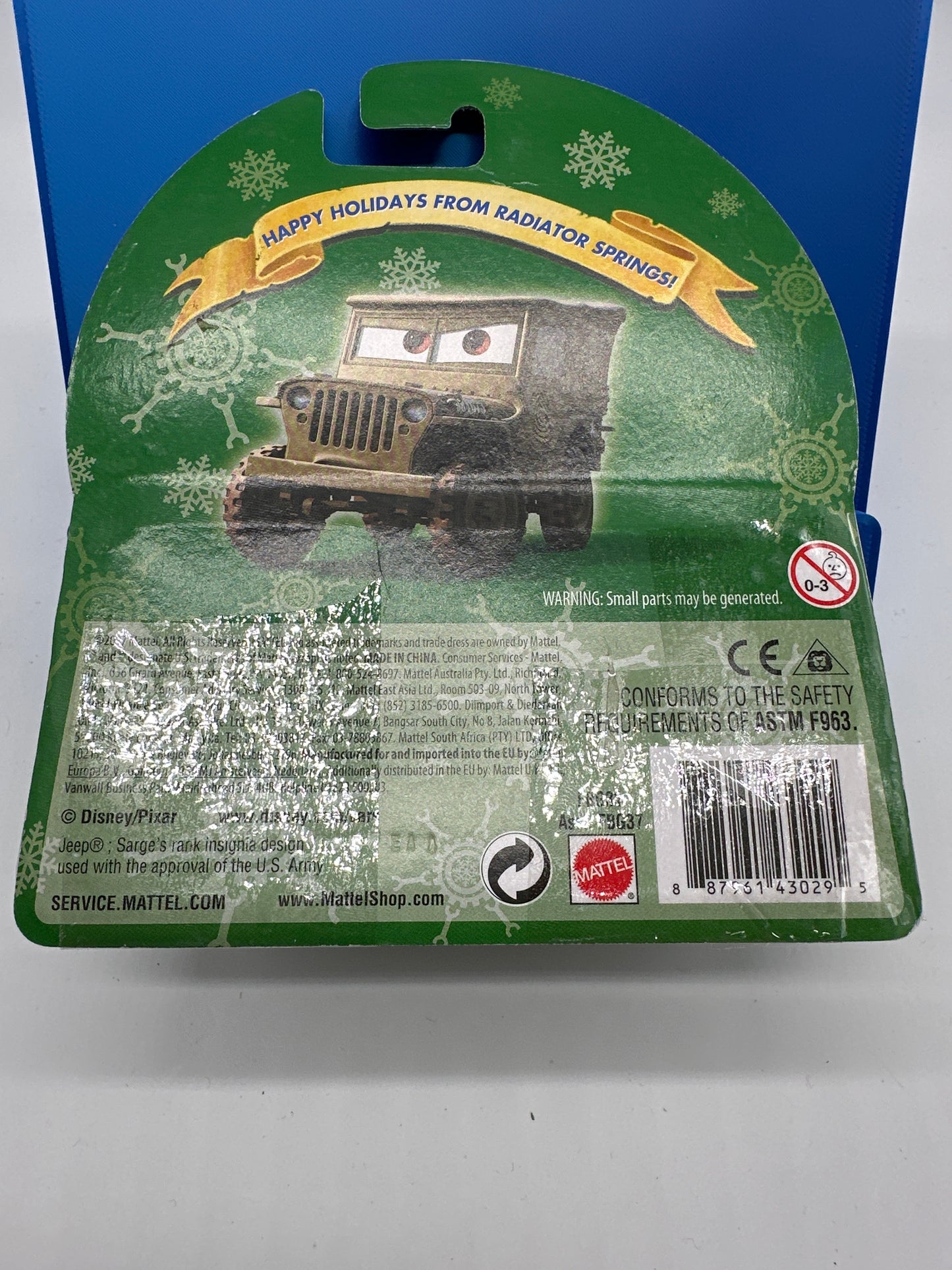 Disney Pixar Cars - 2017 Holiday Series - Sarge With Roof Lights