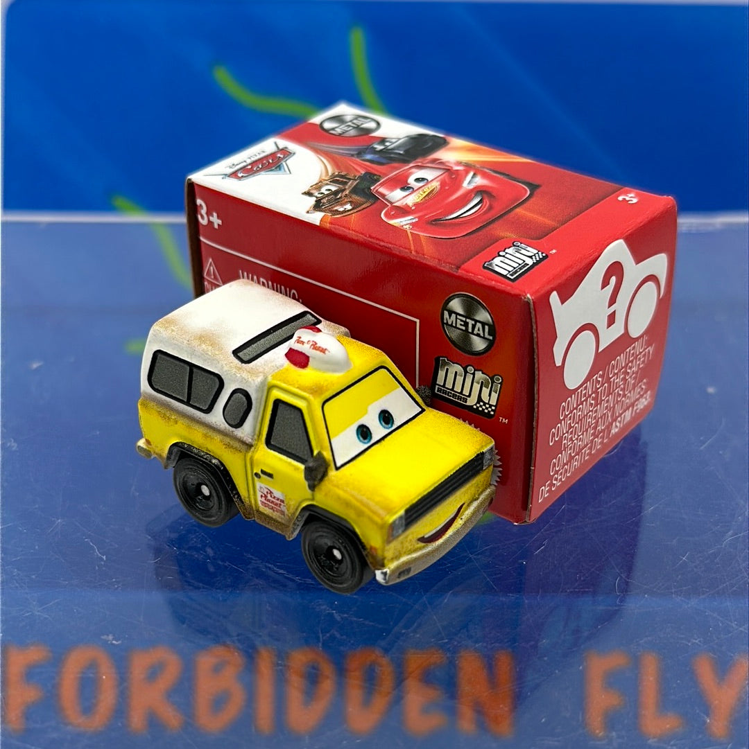 Disney Pixar Cars Movie Metal Mini Racers - 2021 Series 1 #9 - Todd Pizza Planet Truck (unopened)