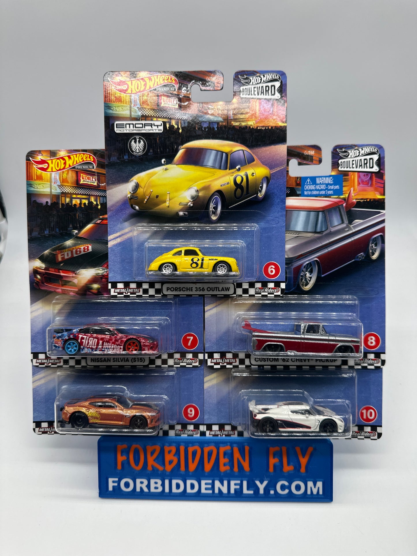 Hot Wheels Premium - Walmart Boulevard Series Mix B (#6-10) Set of 5