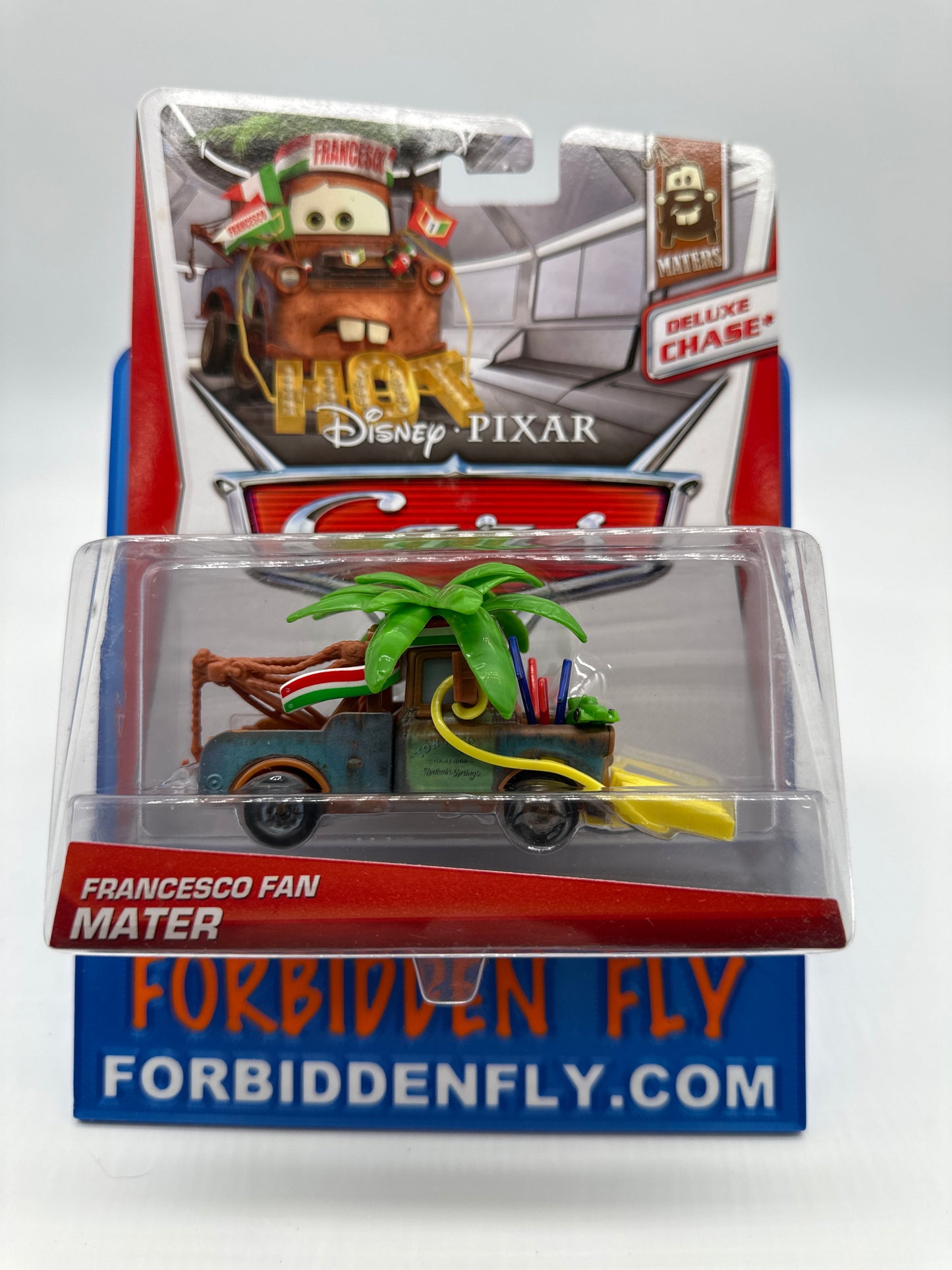 Disney Pixar Cars Movie - Maters Series Deluxe Size - Francesco Fan Mater Chase