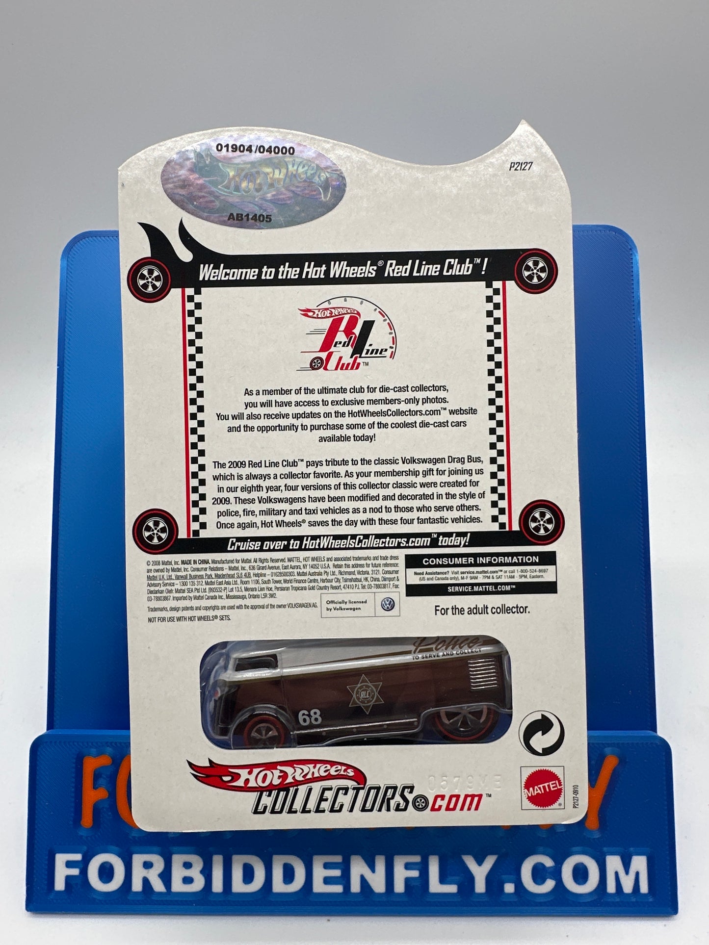 Hot Wheels 2009 RLC Club Car - VW Volkswagen Drag Bus