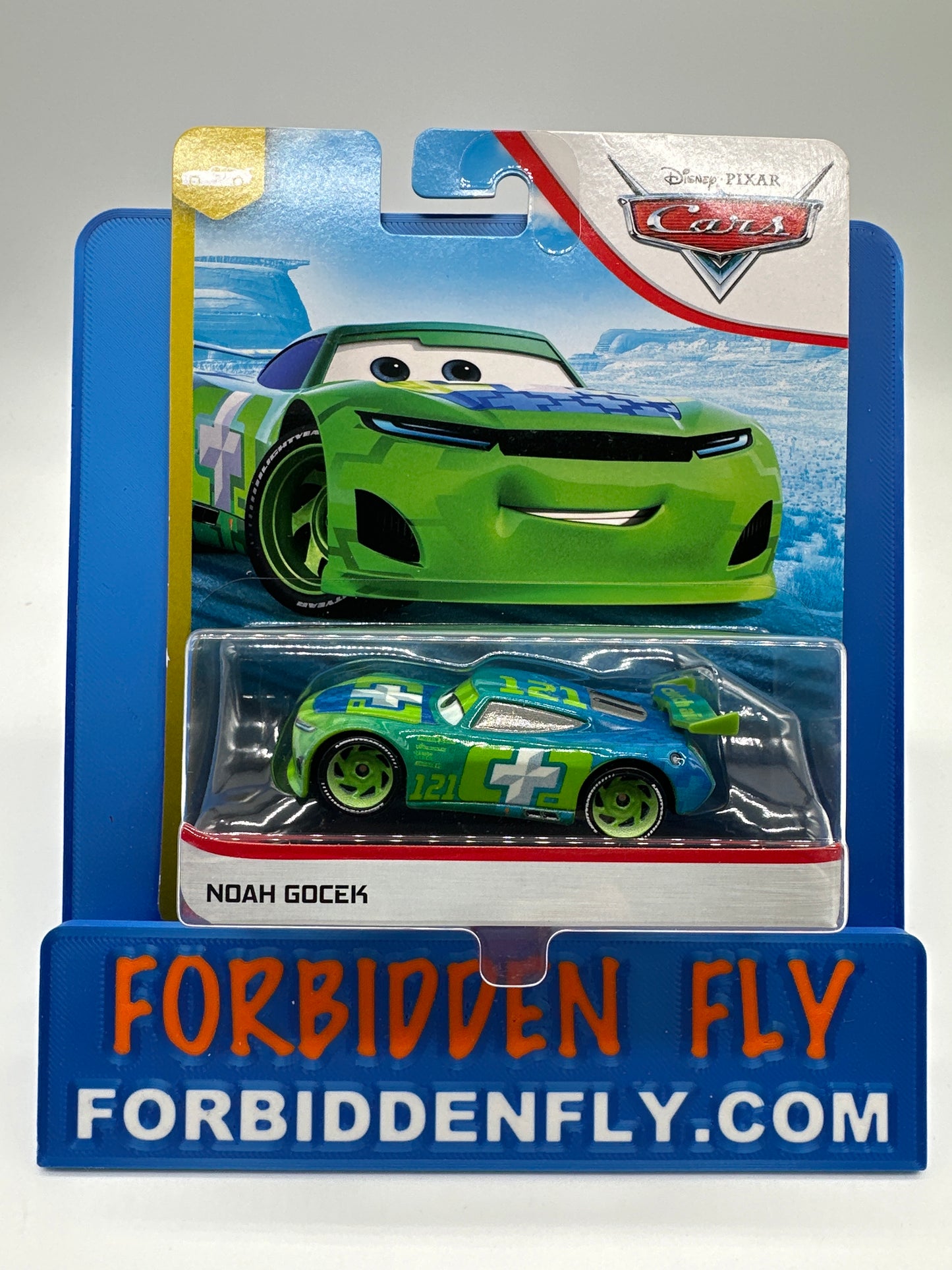 Disney Pixar Cars Movie - Next Gen Piston Cup Racers Series - #121 Noah Gocek (Clutch Aid)