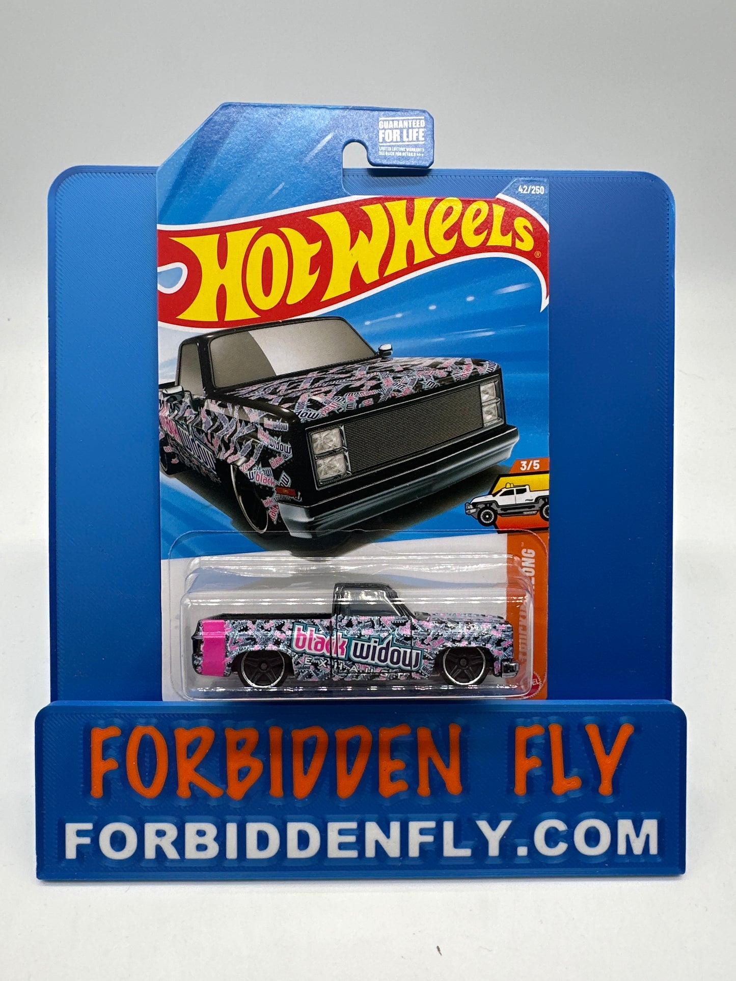 Hot Wheels 2026 Mainline - Truckin’ Along Series - ‘83 Chevy Silverado - Black Widow