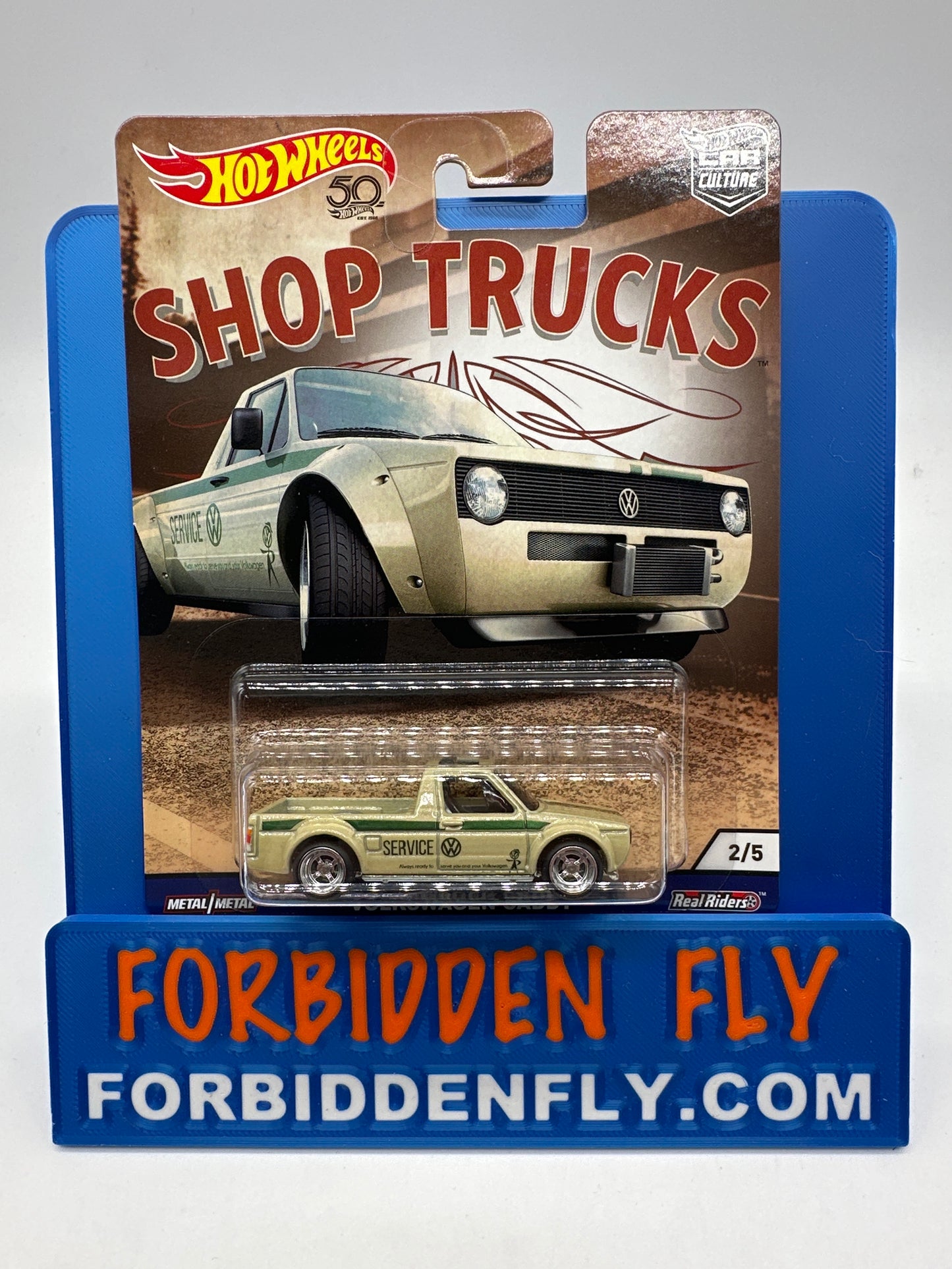 Hot Wheels Car Culture Premium - Shop Trucks Series Single - #2/5 - Volkswagen Caddy
