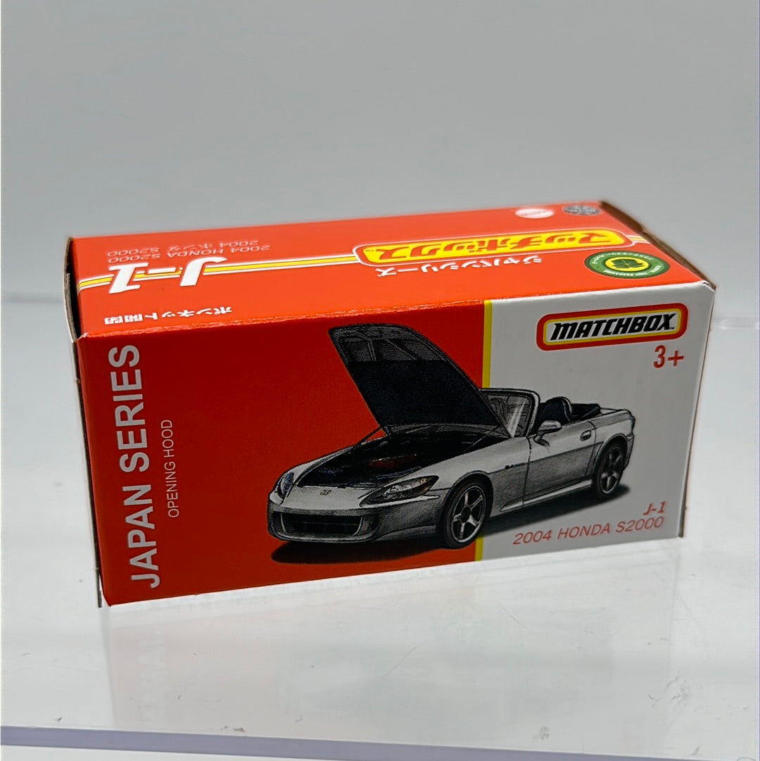Matchbox 2023 Japan Exclusive Power Grabs (J-1) - 2004 Honda S2000 (Silver)