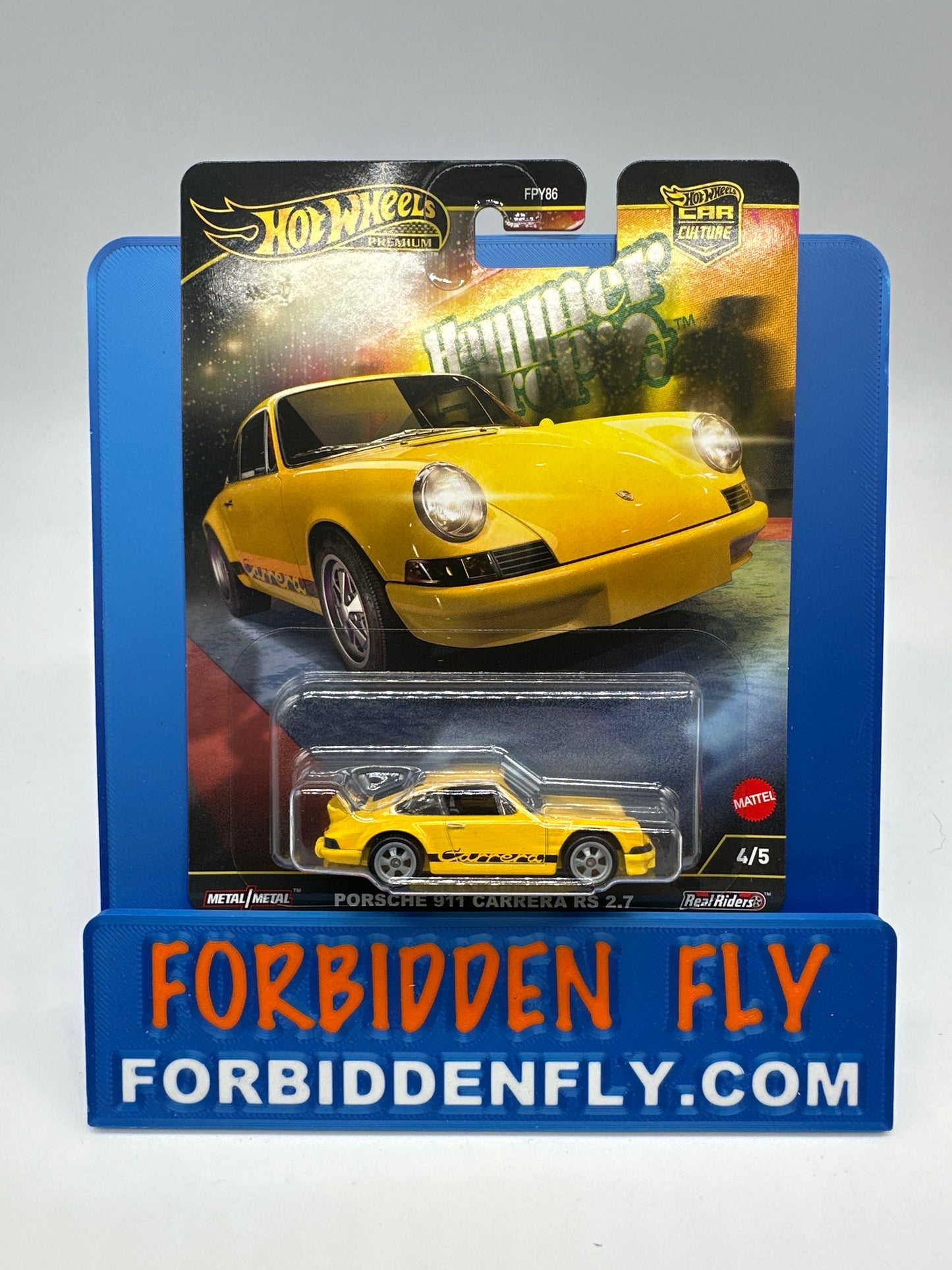 Hot Wheels Car Culture Premium - 2025 Hammer Drop Series - #4/5 - Porsche 911 Carrera RS 2.7