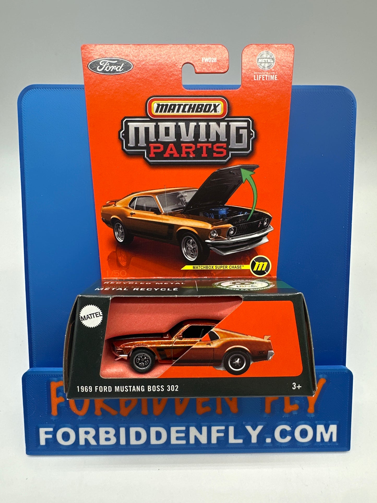 Matchbox Moving Parts Series - Matchbox Super Chase - 1969 Ford Mustang Boss 302