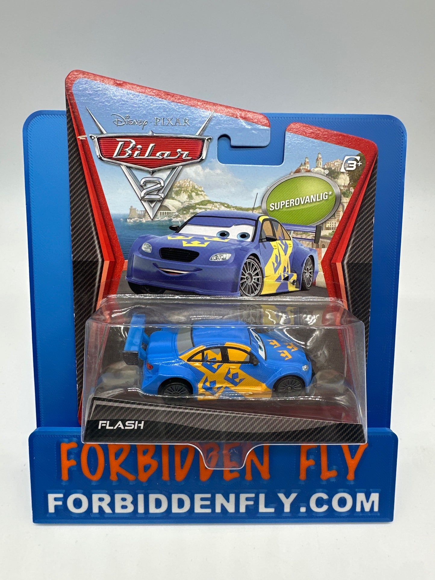 Disney Pixar Cars Movie - Cars 2 - Super Chase Flash (Swedish Racer)