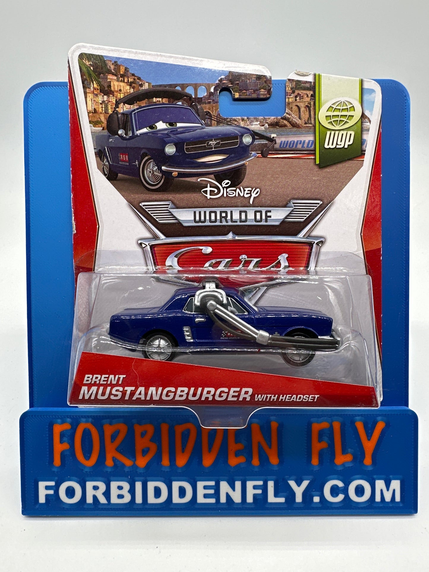 Disney Pixar Cars Movie - WGP Series - Brent Mustangburger with Headset