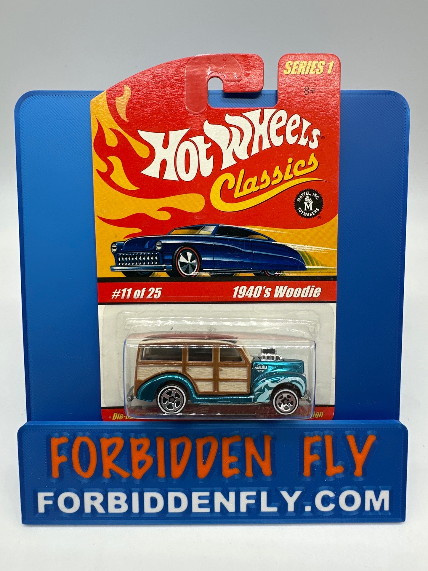 Hot Wheels Classics - Series 1 #11 of 25 - Aqua 1940’s Woodie