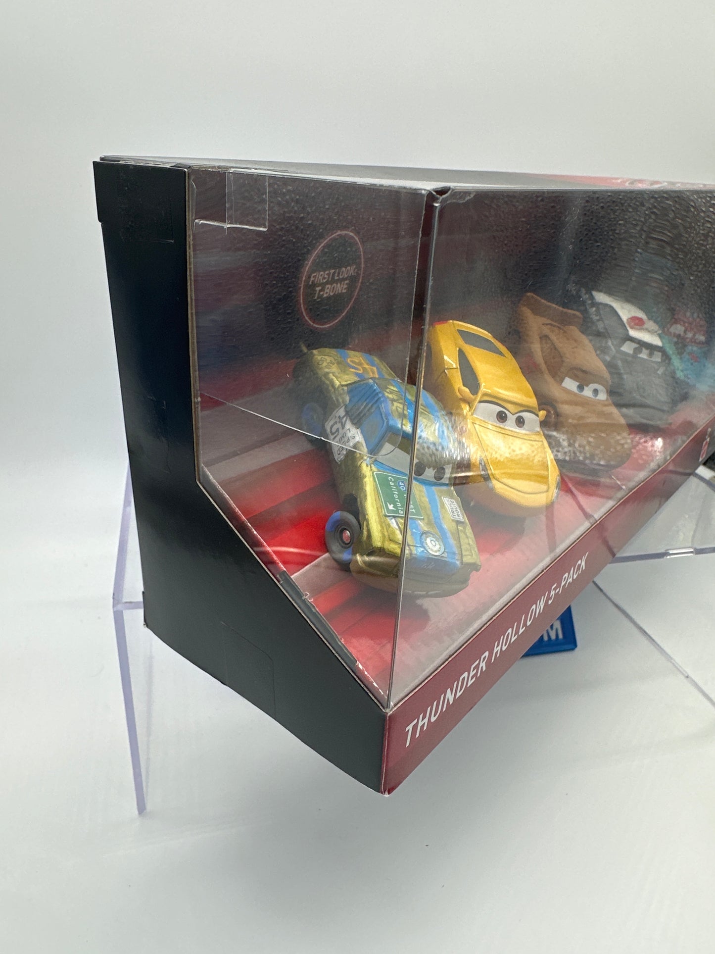 Disney Pixar Cars Movie - Demo Derby Thunder Hollow (Five) 5 Pack - T-Bone, APB, Fishtail, Lightning McQueen as Chester Whipplefilter, Cruz Ramirez as Frances Beltline