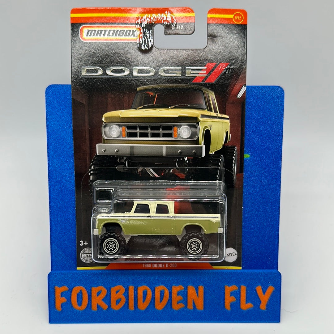 Matchbox 2023 Walmart Exclusive - Dodge Series #5/12 - 1968 Dodge D-200