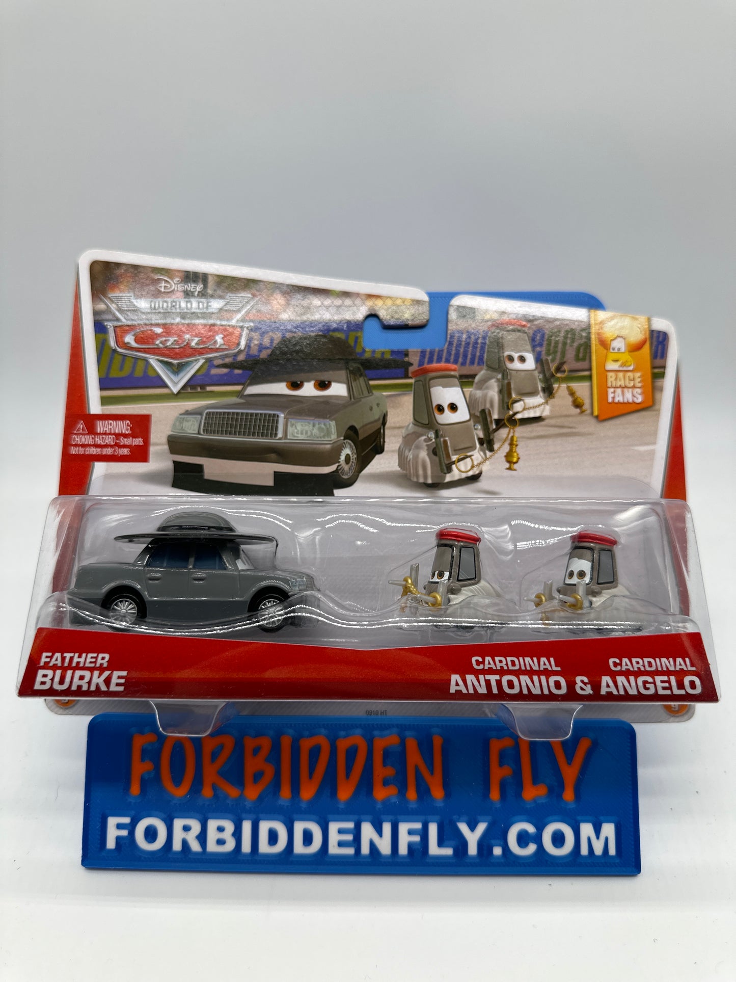 Disney Pixar Cars Movie - Race Fans Series (Two) 2 Pack - Father Burke with Cardinal Antonio & Cardinal Angelo