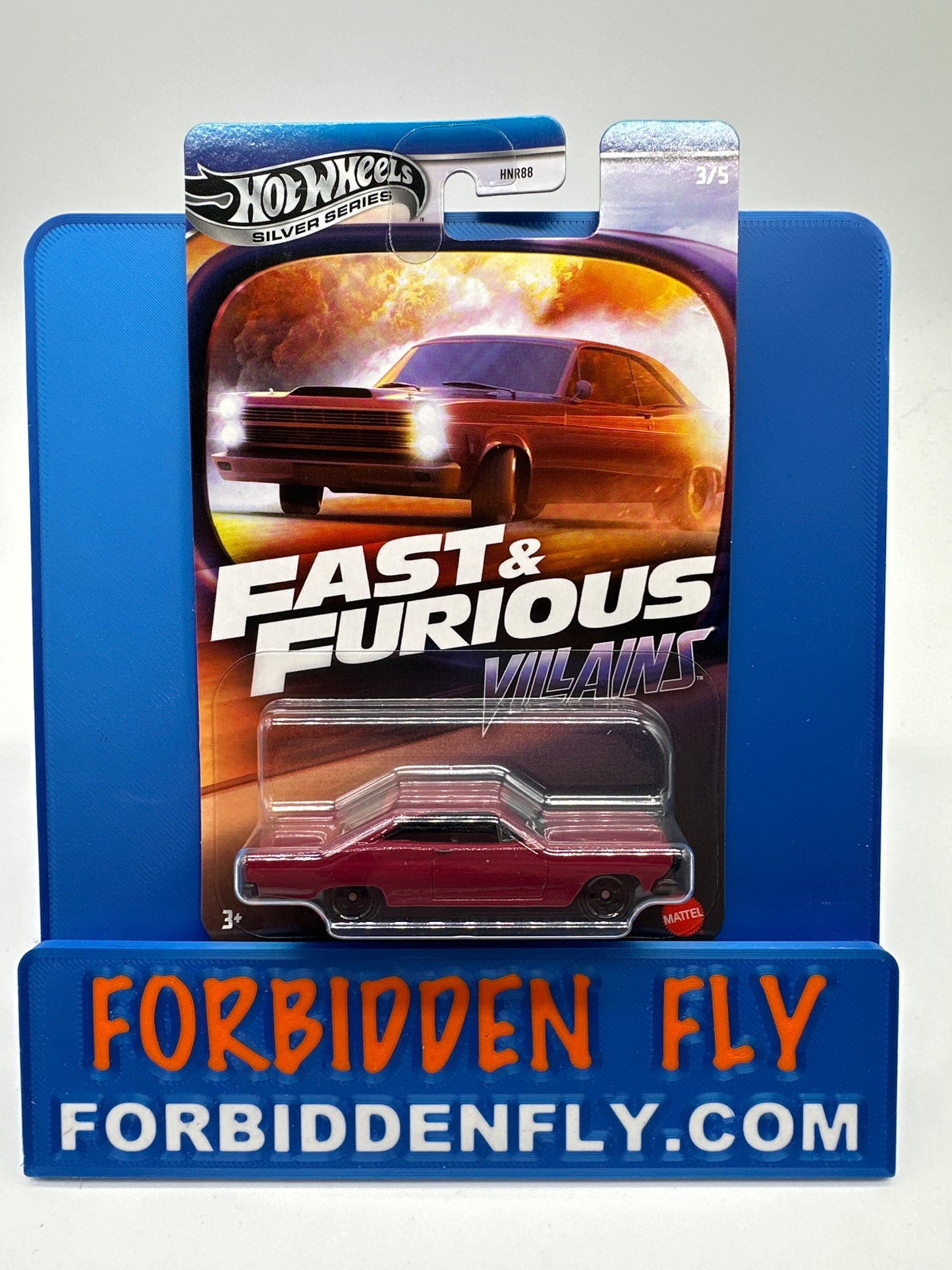 Hot Wheels 2025 Silver Series - Wal Mart Exclusive - Fast & Furious Villains Series - Complete Set Of 5