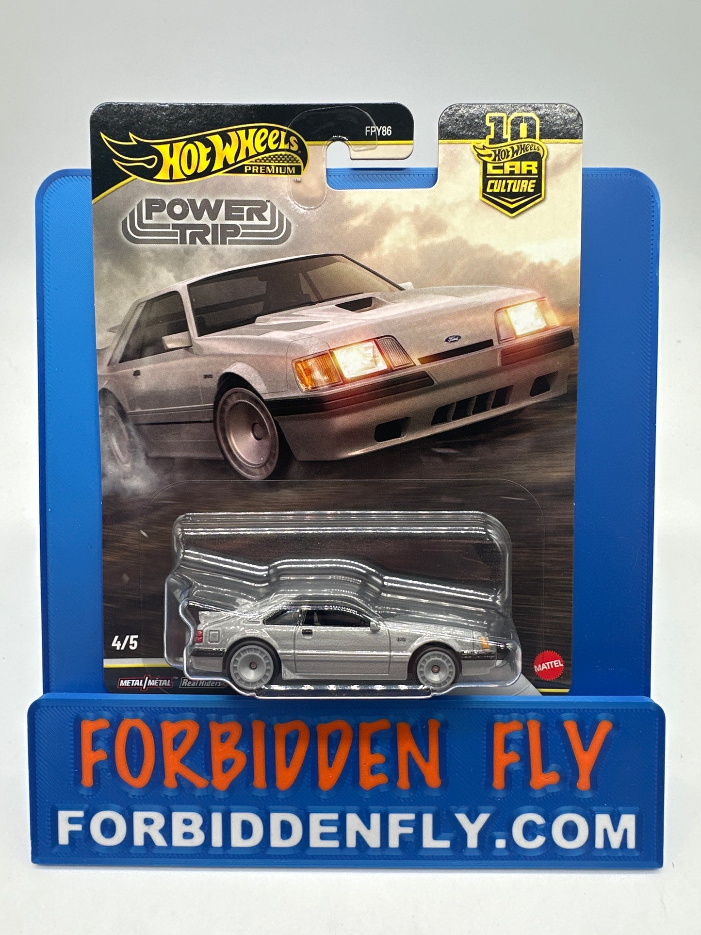 Hot Wheels Car Culture Premium - 2026 Power Trip Series Single - #4/5 ‘84 Ford Mustang SVO